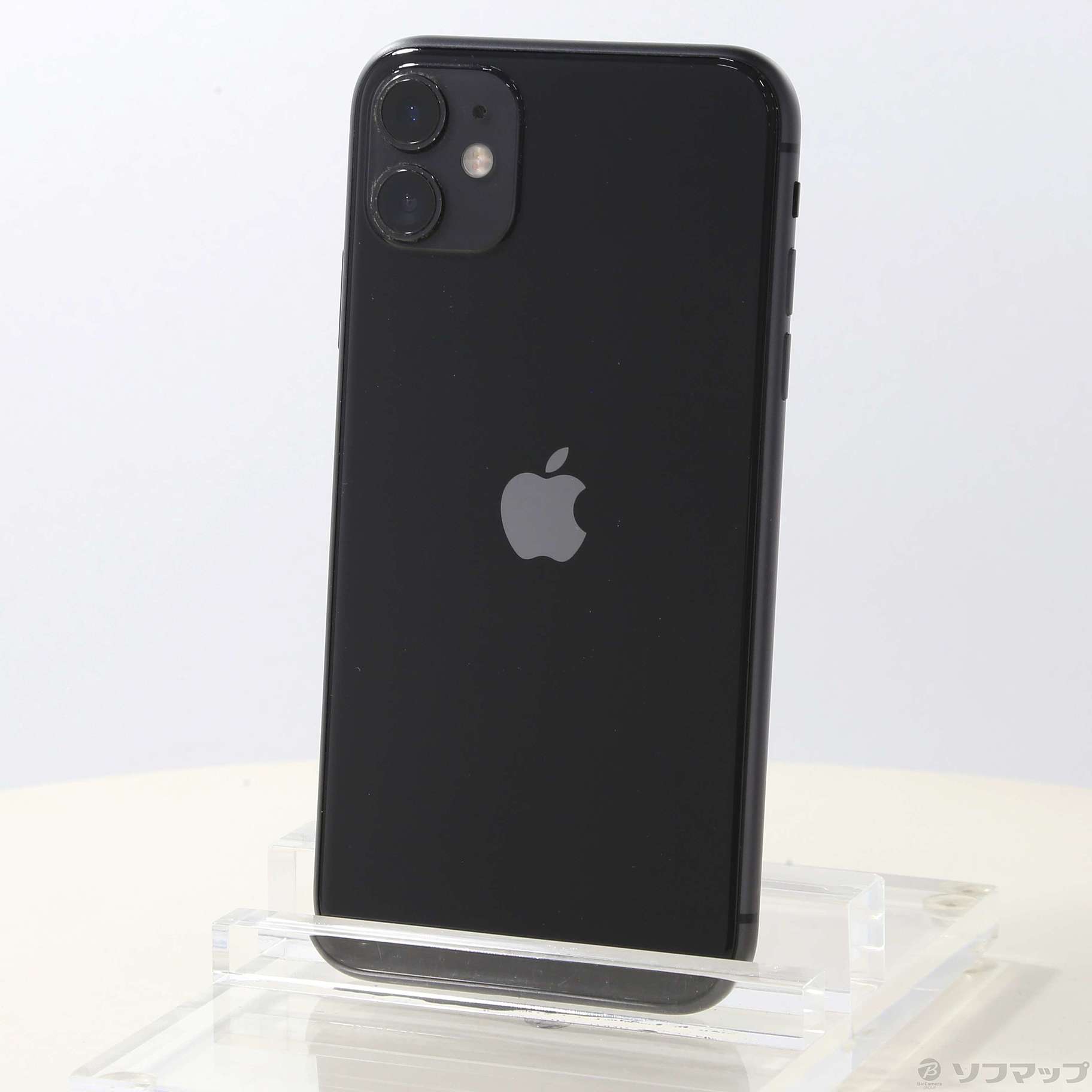 中古】iPhone11 64GB ブラック MWLT2J／A SoftBank [2133039000746