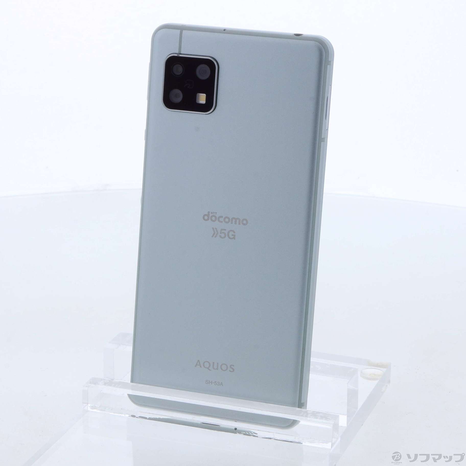 中古】AQUOS sense5G 64GB オリーブシルバー SH-53A docomoロック解除