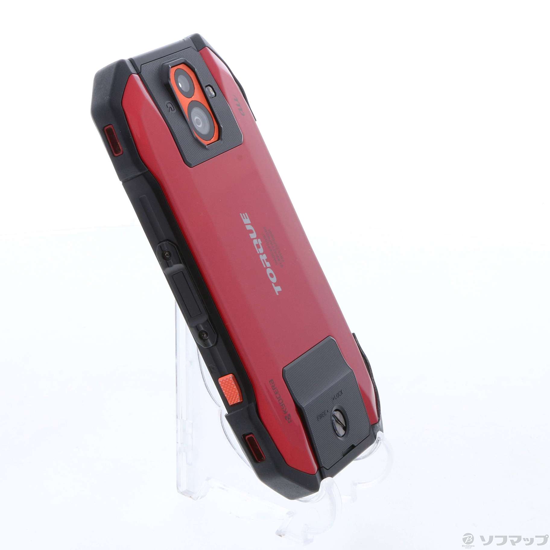 中古】TORQUE G04 64GB レッド KYV46 auロック解除SIMフリー ◇07/04