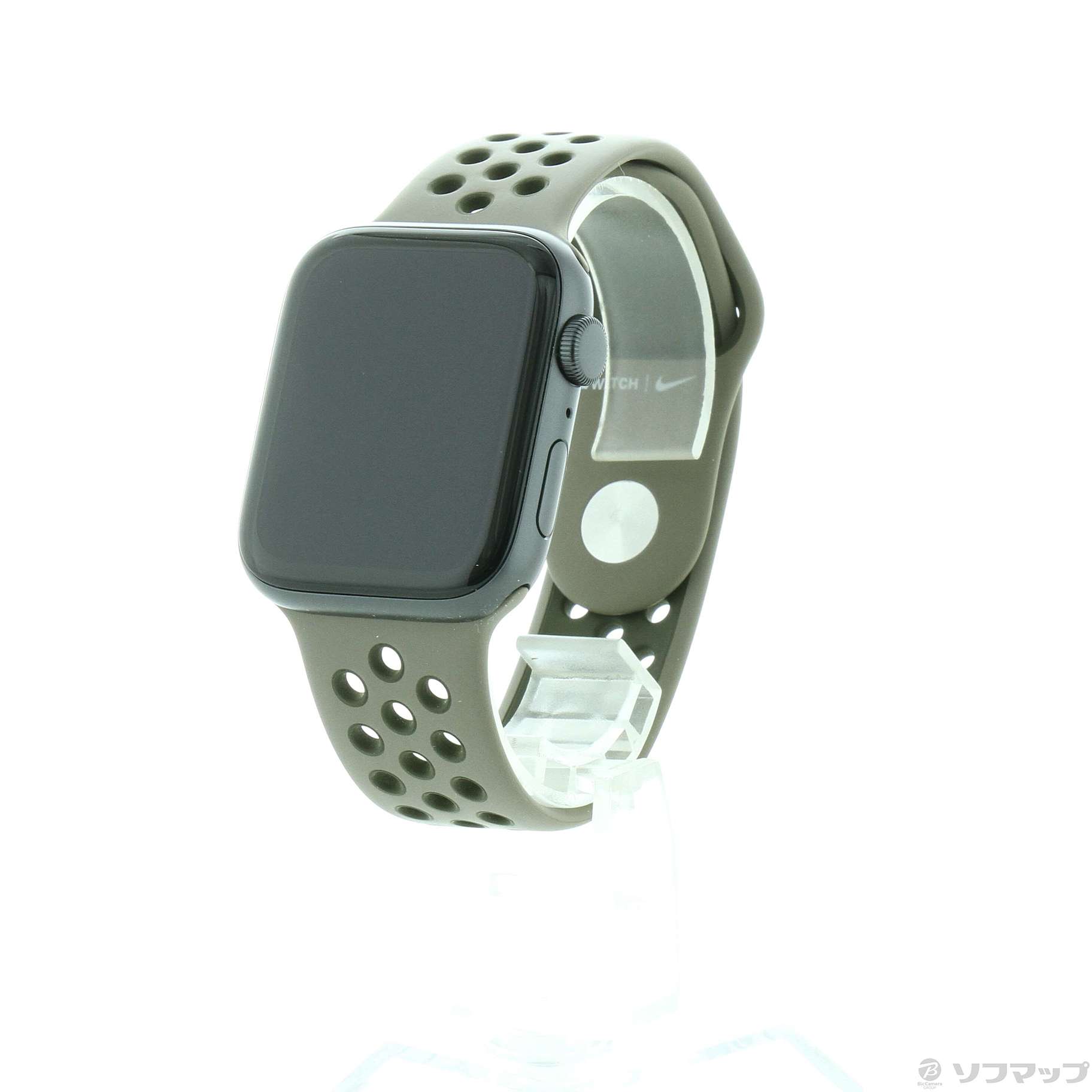 Apple Watch SE Nike GPS 44mm スペースグレイアルミニウムケース オリーブグレー／カーゴカーキNikeスポーツバンド