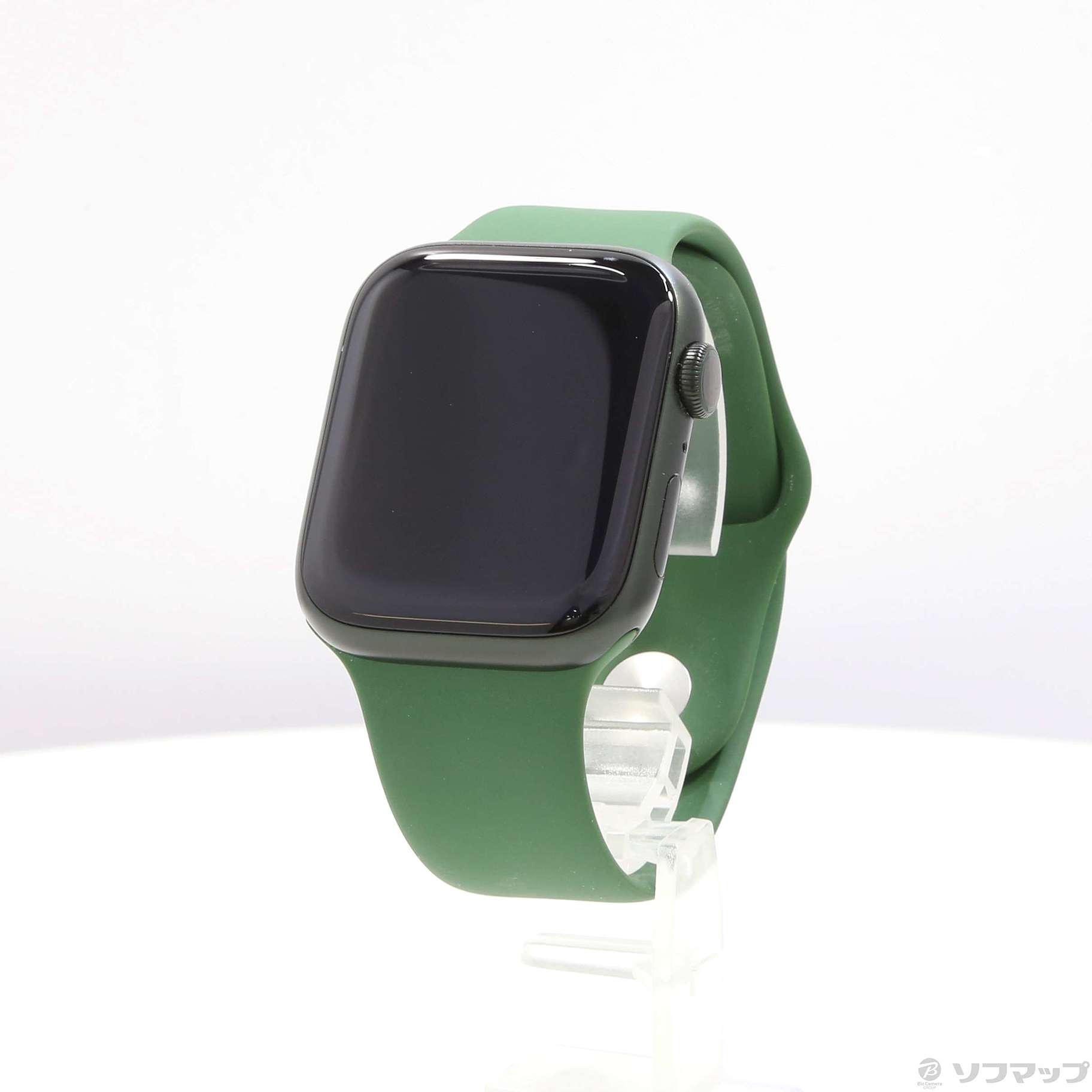 Apple Watch プラスチック文字盤ケースカバー45mmグリーン ゴールド