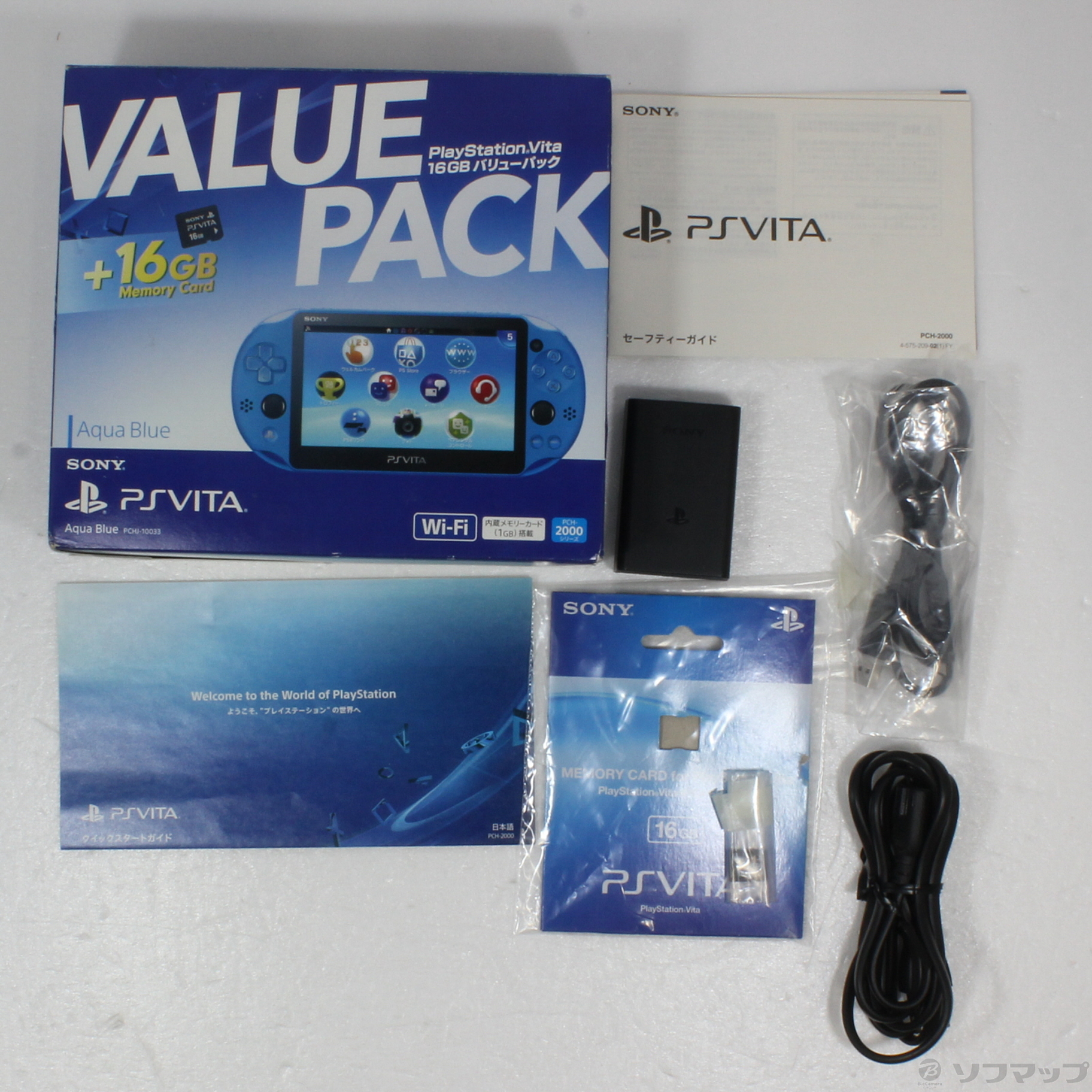 PS Vita 美品 PCH-2000 メモリーカード16GB他おまけ色々 PS VITA 本体(PCH-2000)＋メモリーカードとおまけのソフト付き