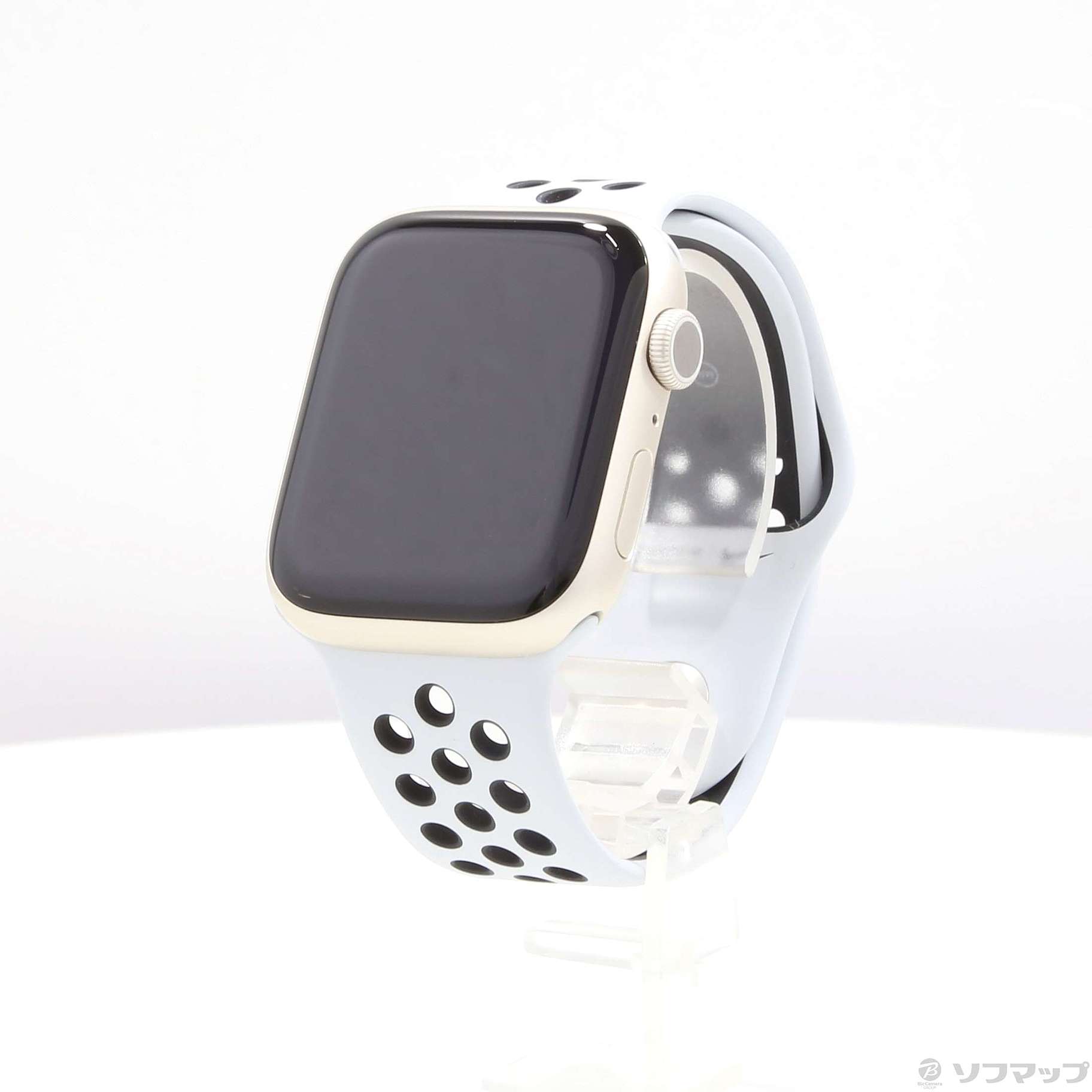 中古】Apple Watch Series 7 Nike GPS 45mm スターライトアルミニウム ...