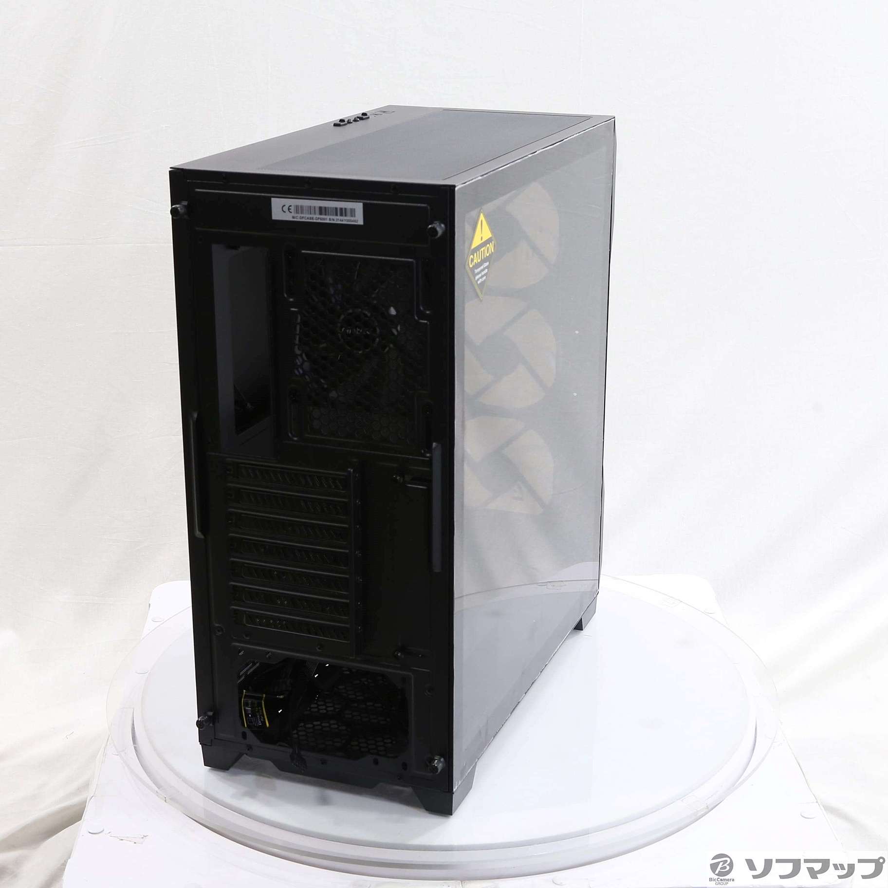 中古】〔展示品〕 PCケース DF600 FLUX ブラック [2133039075041