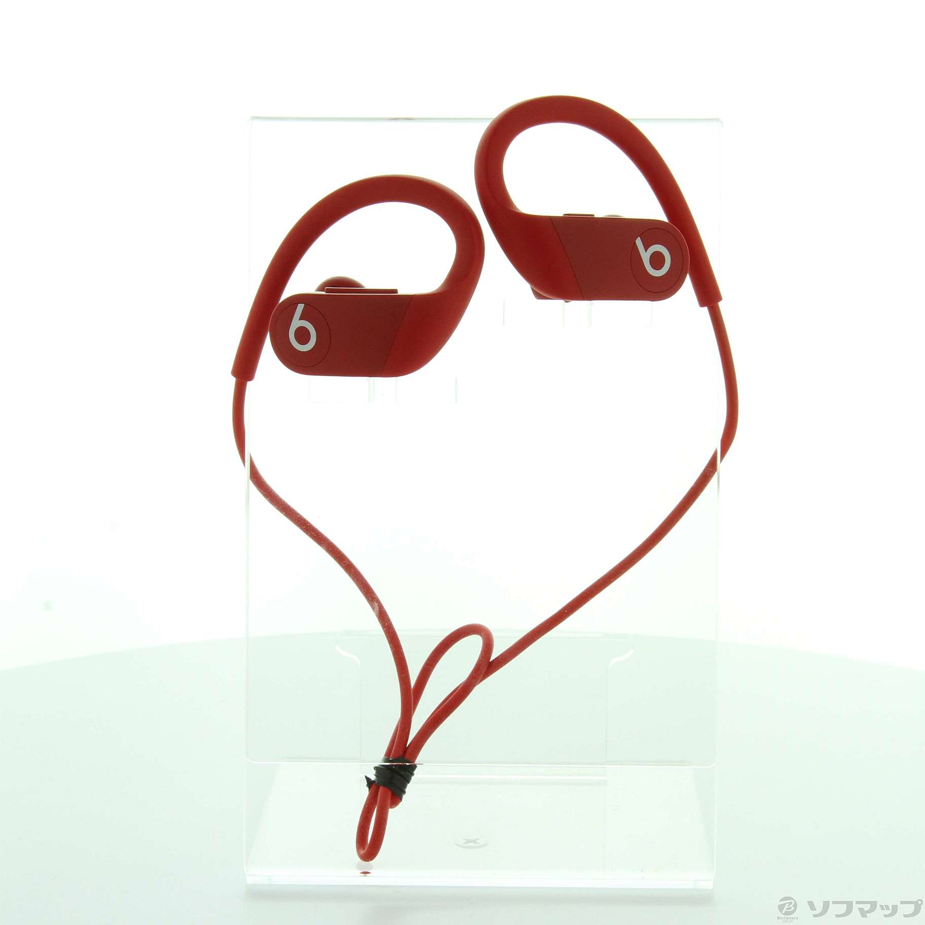 中古】〔展示品〕 Powerbeats MWNX2PA／A レッド [2133039077038