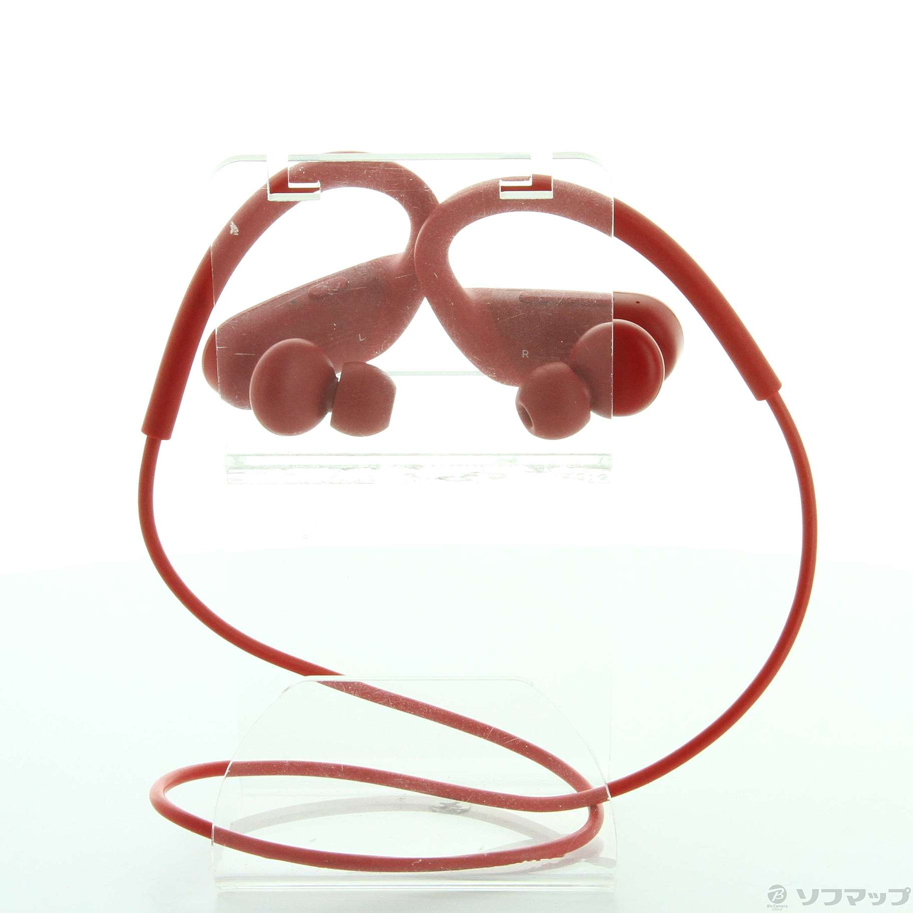 中古】〔展示品〕 Powerbeats MWNX2PA／A レッド [2133039078714