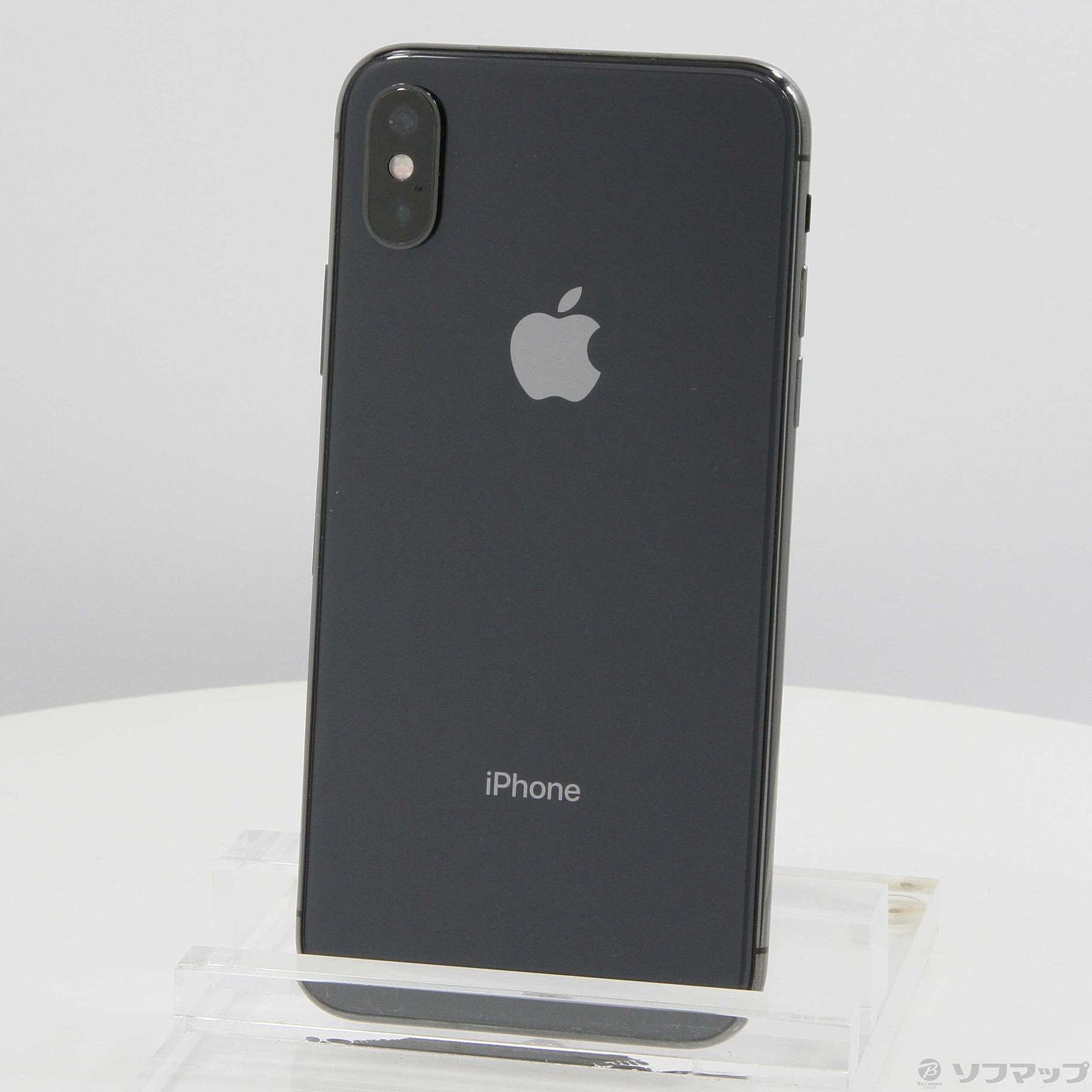 中古】iPhoneX 64GB スペースグレイ MQAX2J／A SIMフリー