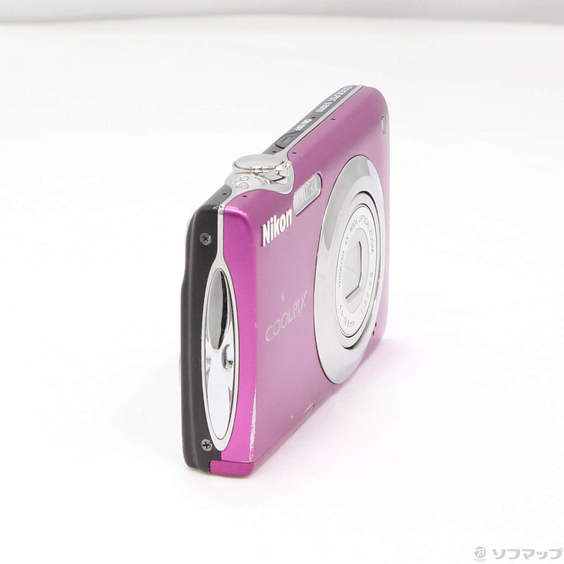 中古】COOLPIX S3000 (1200万画素／4倍ズーム／SDHC／ビビットピンク