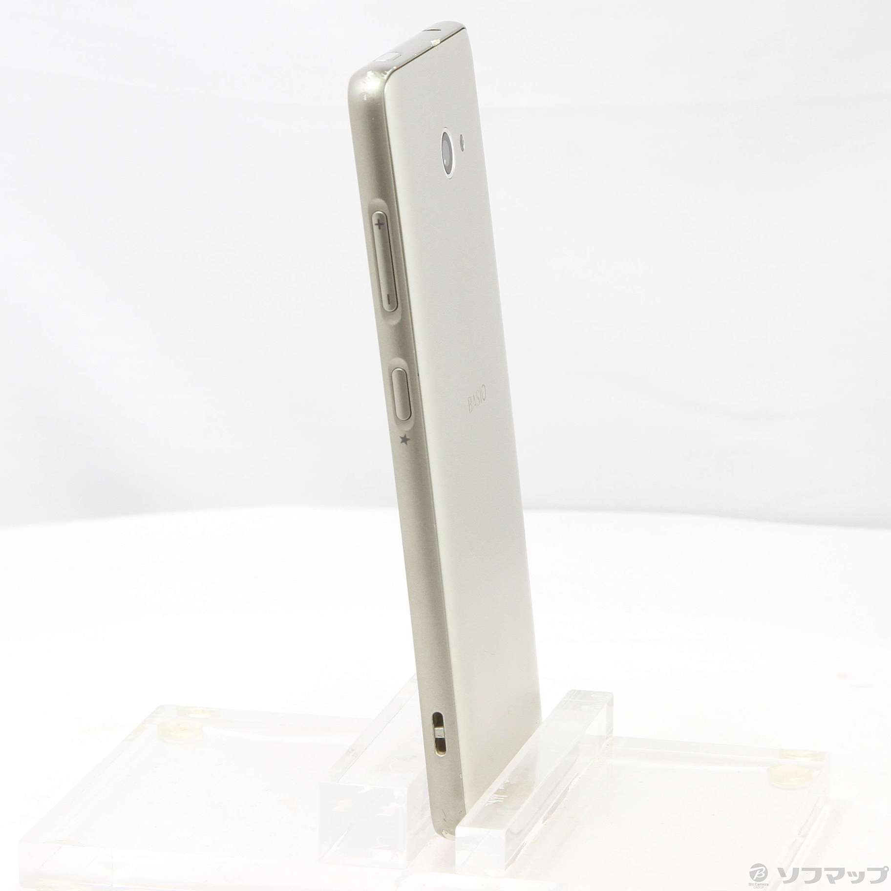 中古】BASIO4 32GB シャンパンゴールド KYV47 auロック解除SIMフリー