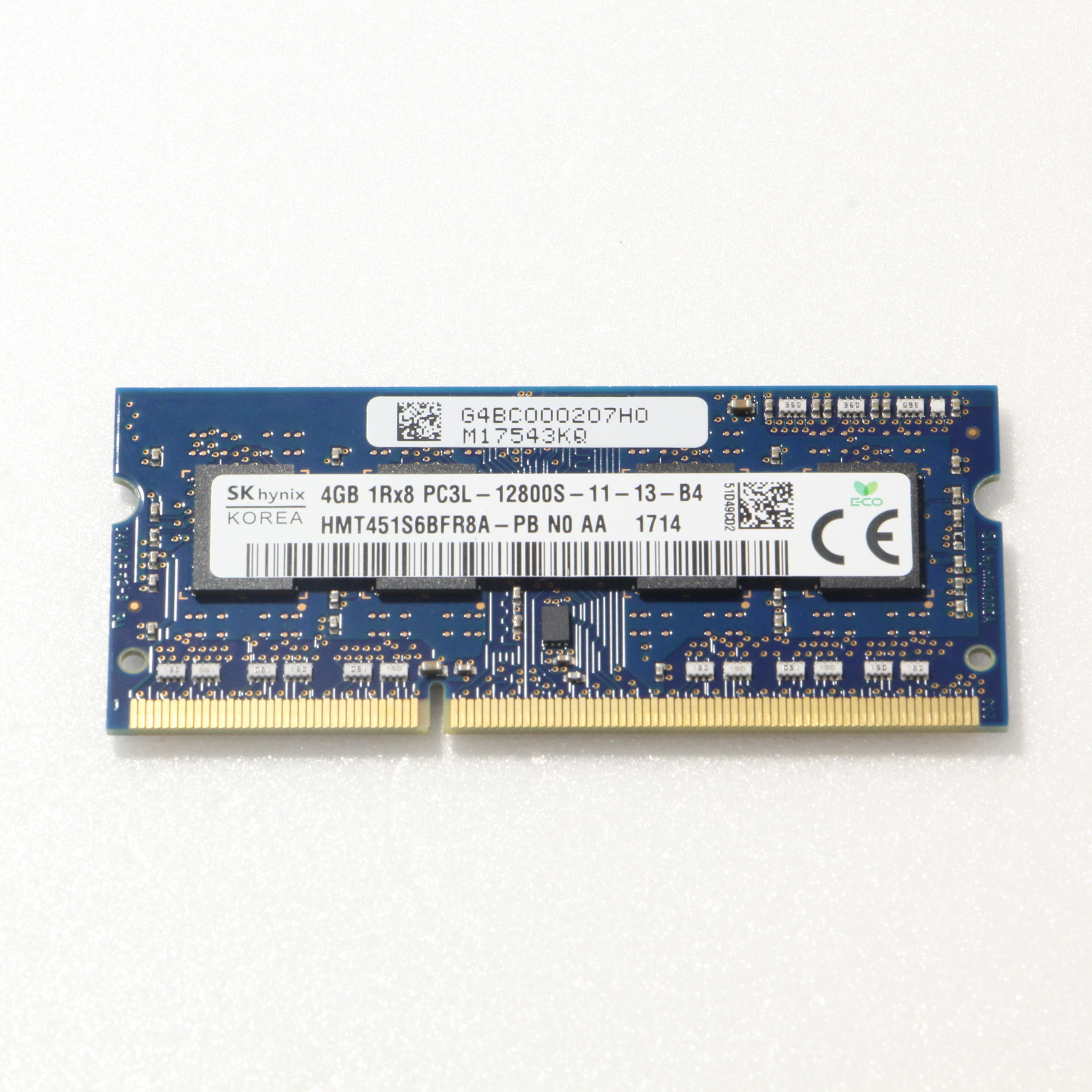 中古】低電圧版ノートPCメモリ 204P DDR3 4GB PC3L-12800 DDR3L-1600 [2133039119820]  リコレ！|ソフマップの中古通販サイト