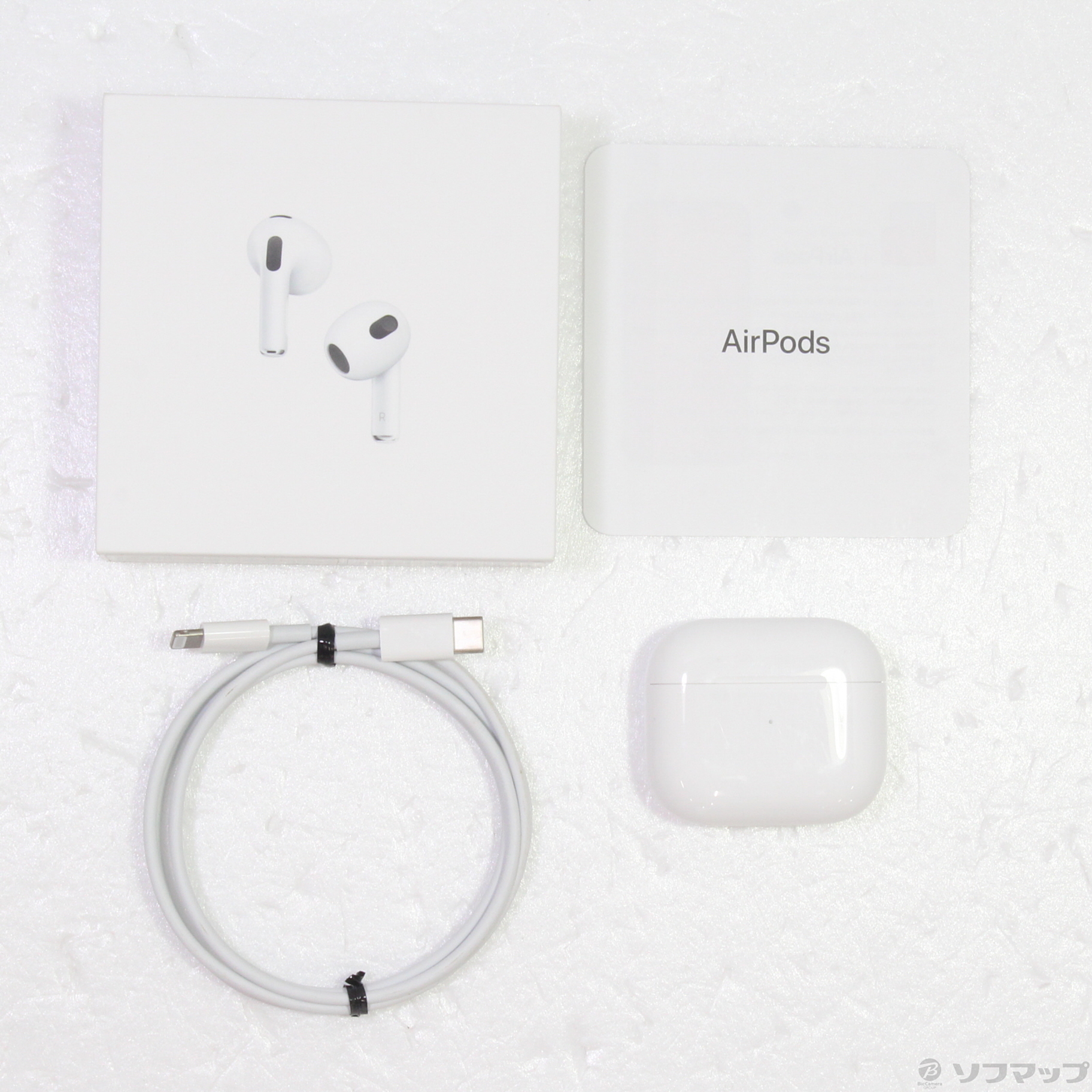 中古】AirPods 第3世代 MME73J／A ◇05/22(日)値下げ！ [2133039125128