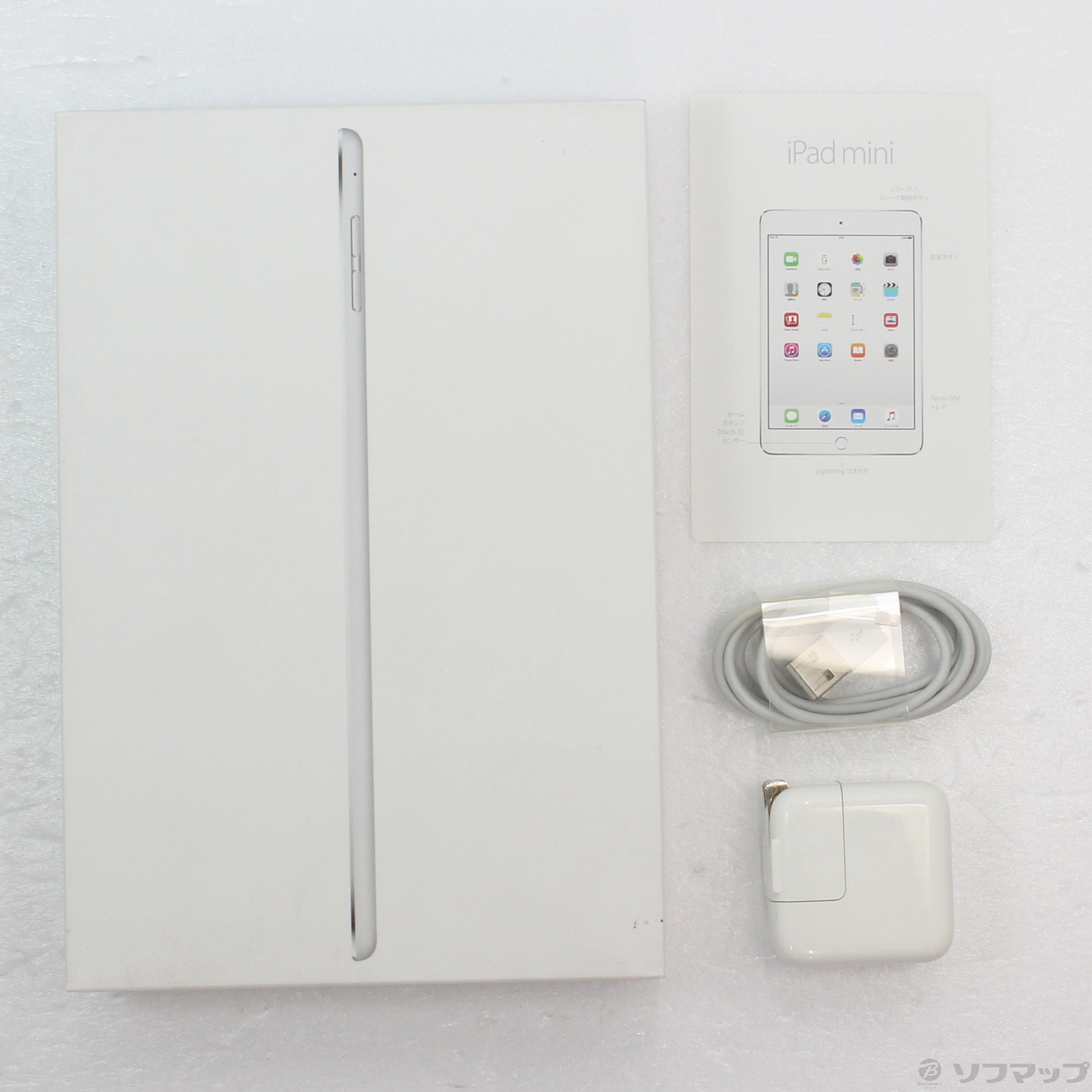 中古】iPad mini 4 64GB シルバー NK732J／A SIMフリー [2133039133079