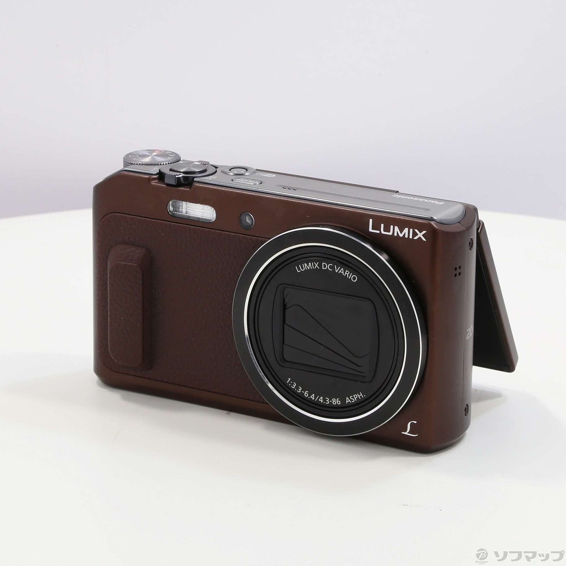 中古】LUMIX DMC-TZ57-T ブラウン (1600万画素／20倍／SDXC