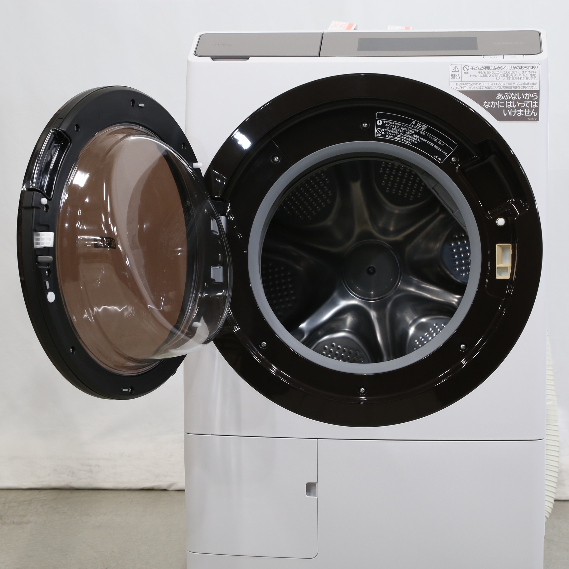 中古〔展示品〕 ドラム式洗濯乾燥機 フロストホワイト  W