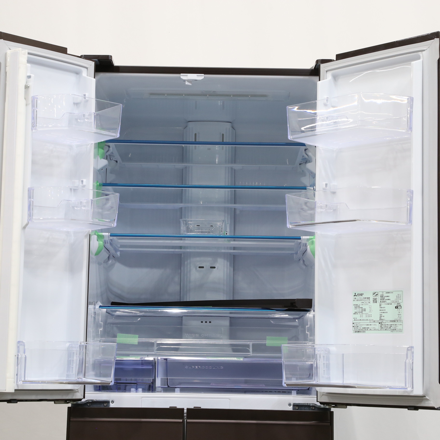 中古】〔展示品〕 冷蔵庫 置けるスマート大容量 WXDシリーズ フロスト