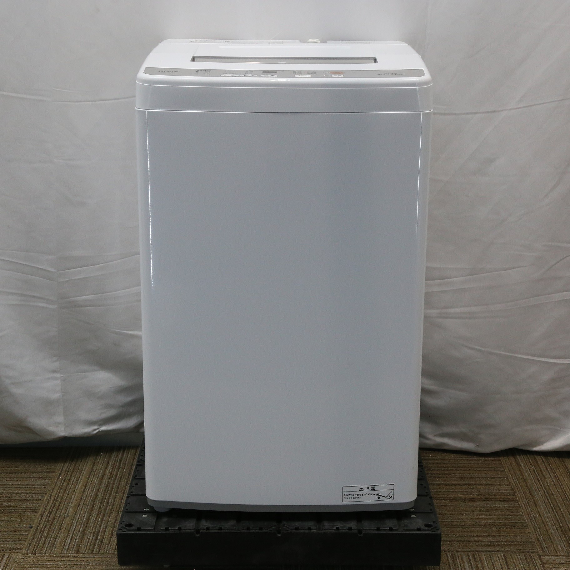 〔展示品〕 全自動洗濯機 ホワイト AQW-S6M-W ［洗濯6.0kg ／上開き］