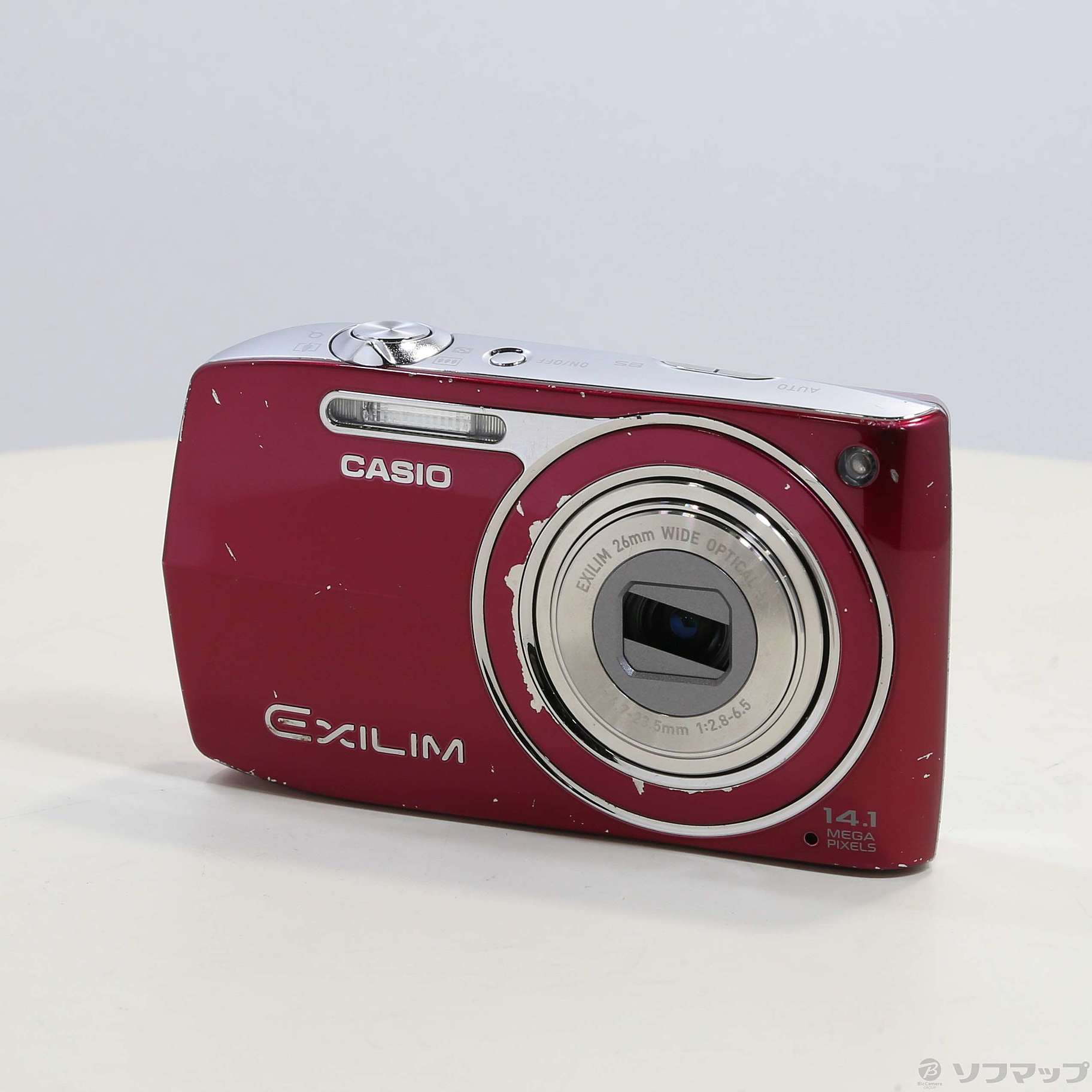 中古】EXILIM ZOOM EX-Z2000RD (1410万画素／5倍ズーム／レッド