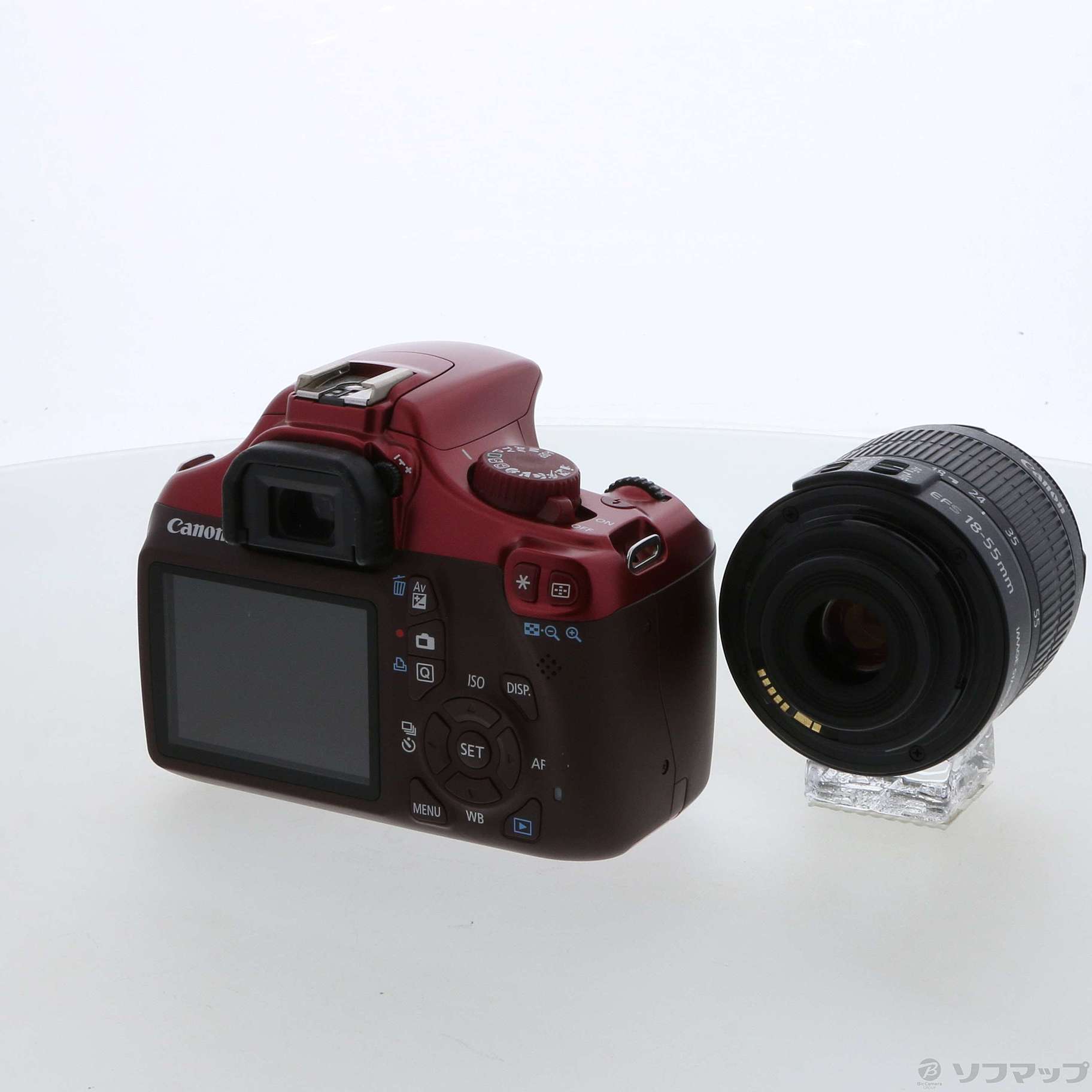 商品コンディション【美品】Canon EOS Kiss x50 レッド 18-55 レンズセット