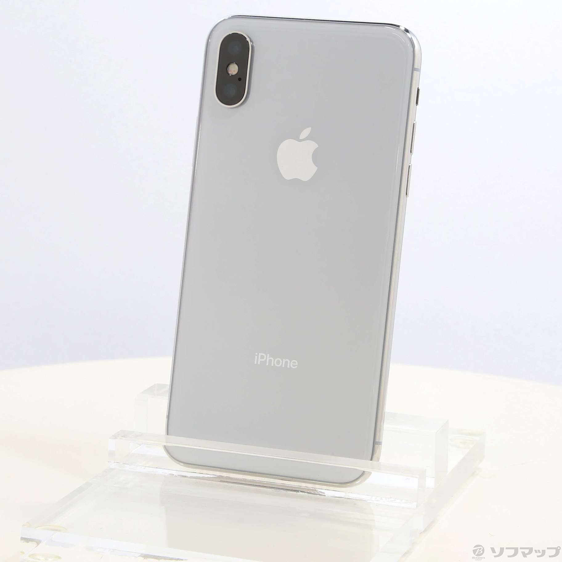 中古】セール対象品 iPhoneX 64GB シルバー MQAY2J／A SIMフリー ◇04