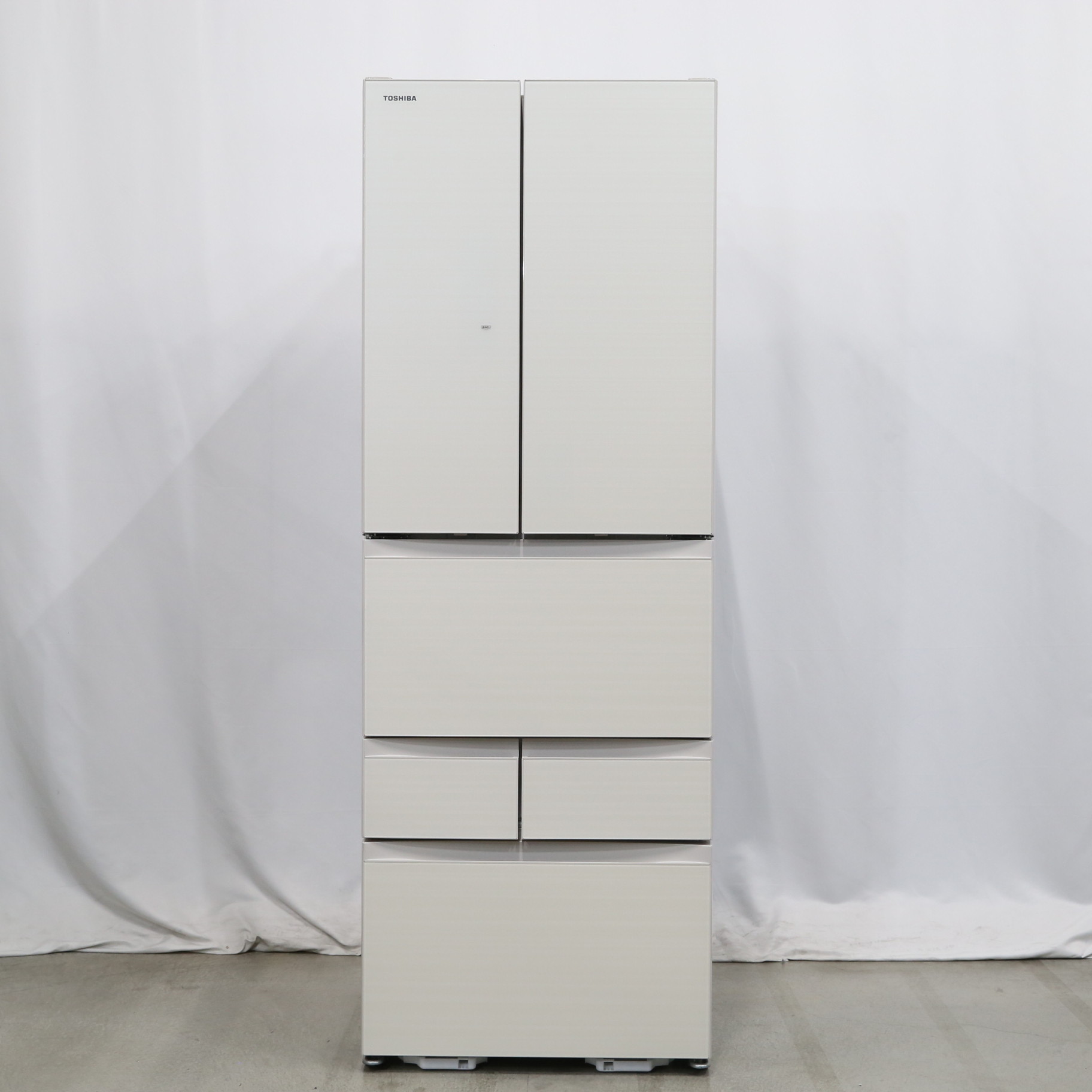 中古】〔展示品〕 冷蔵庫 ラピスアイボリー GR-T510FK-ZC ［6ドア 