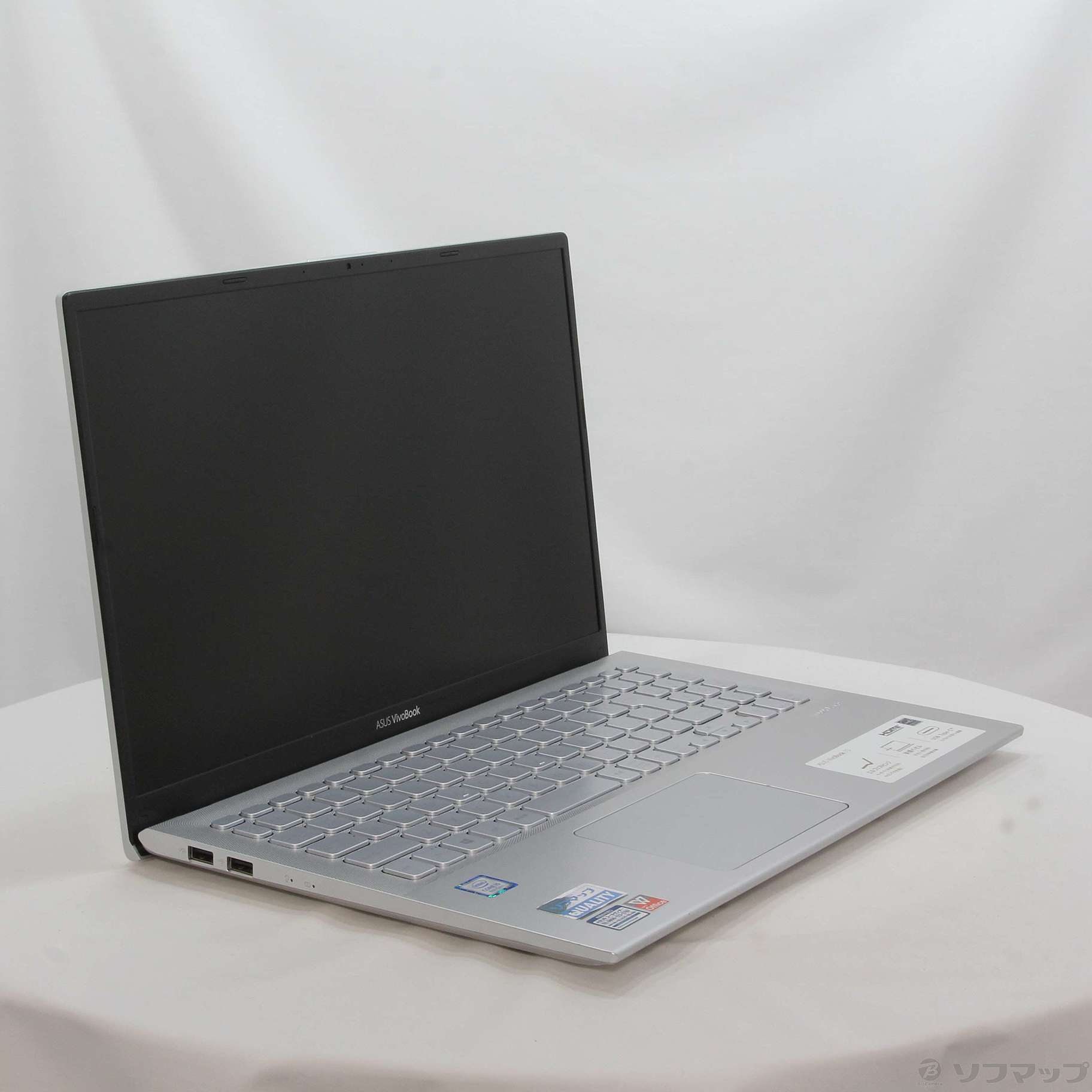 中古】VivoBook 15 X512FA X512FA-EJ121TS トランスペアレントシルバー