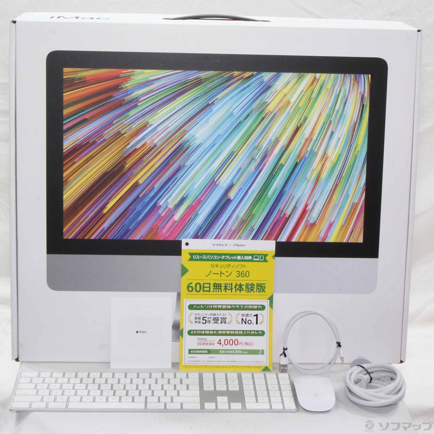 中古】iMac 21.5-inch Early 2019 MRT42J／A Core_i7 3.2GHz 16GB 