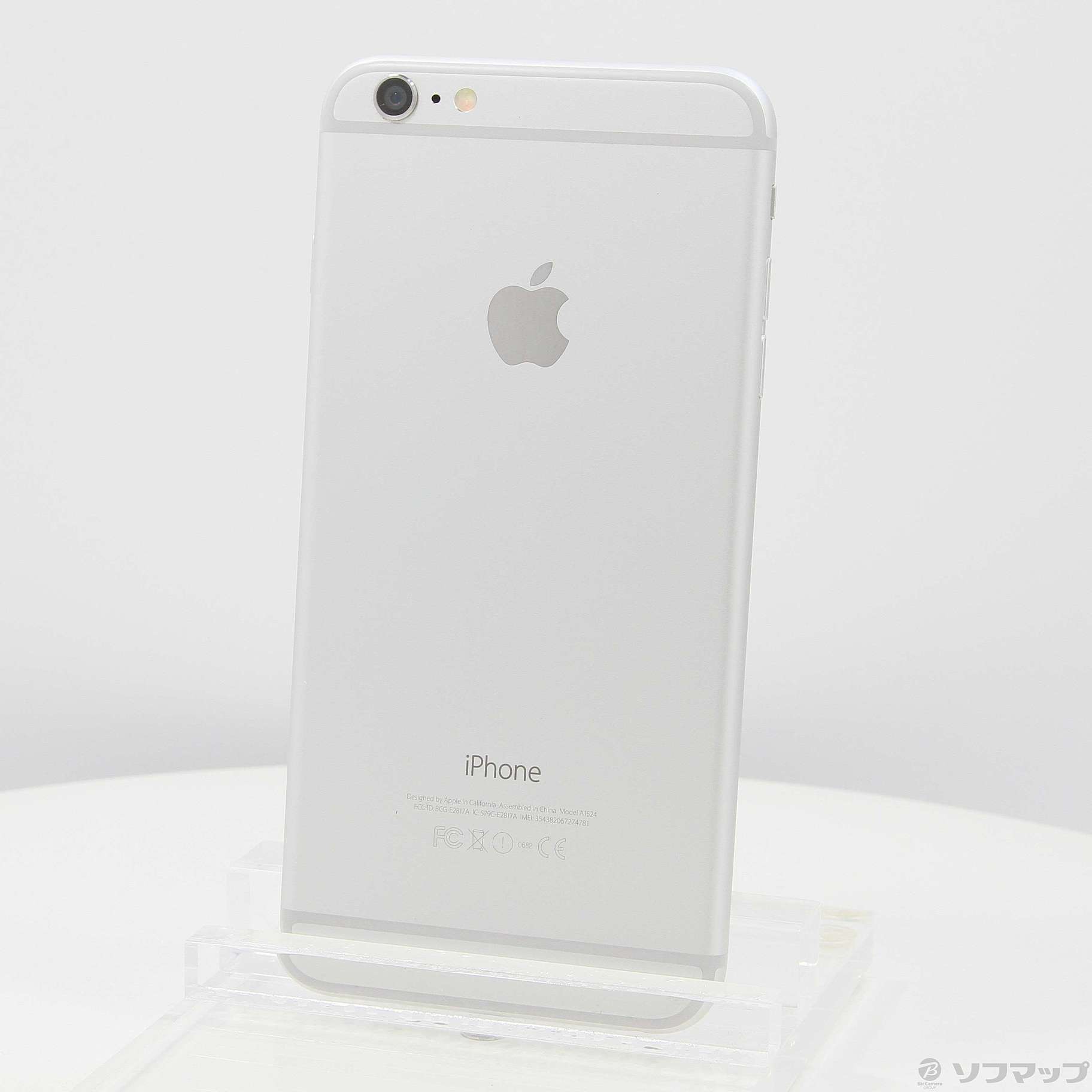 〔中古品〕 iPhone6 Plus 64GB シルバー MGAJ2J／A docomo ［5.5インチ液晶／Apple A8］