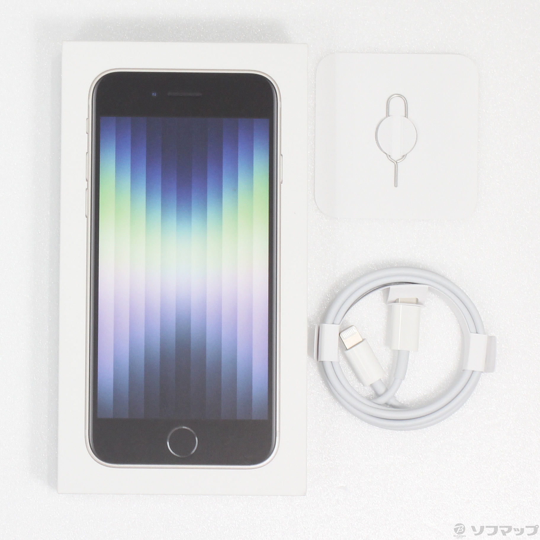 iPhone SE 第3世代 128GB スターライト MMYG3J／A SIMフリー ◇04/07(木)新入荷！