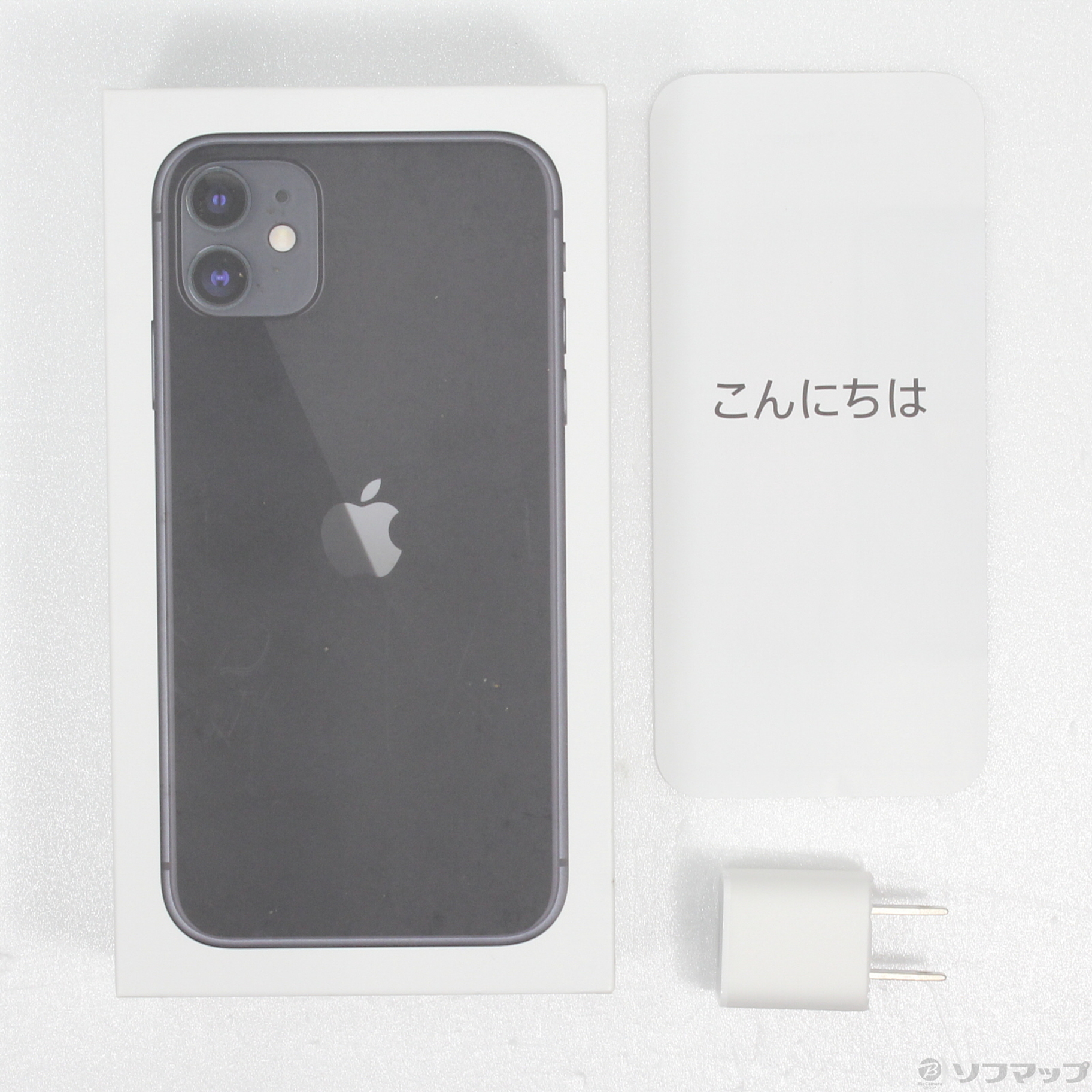 中古】iPhone11 64GB ブラック MWLT2J／A SIMフリー ◇07/29(金)値下げ 