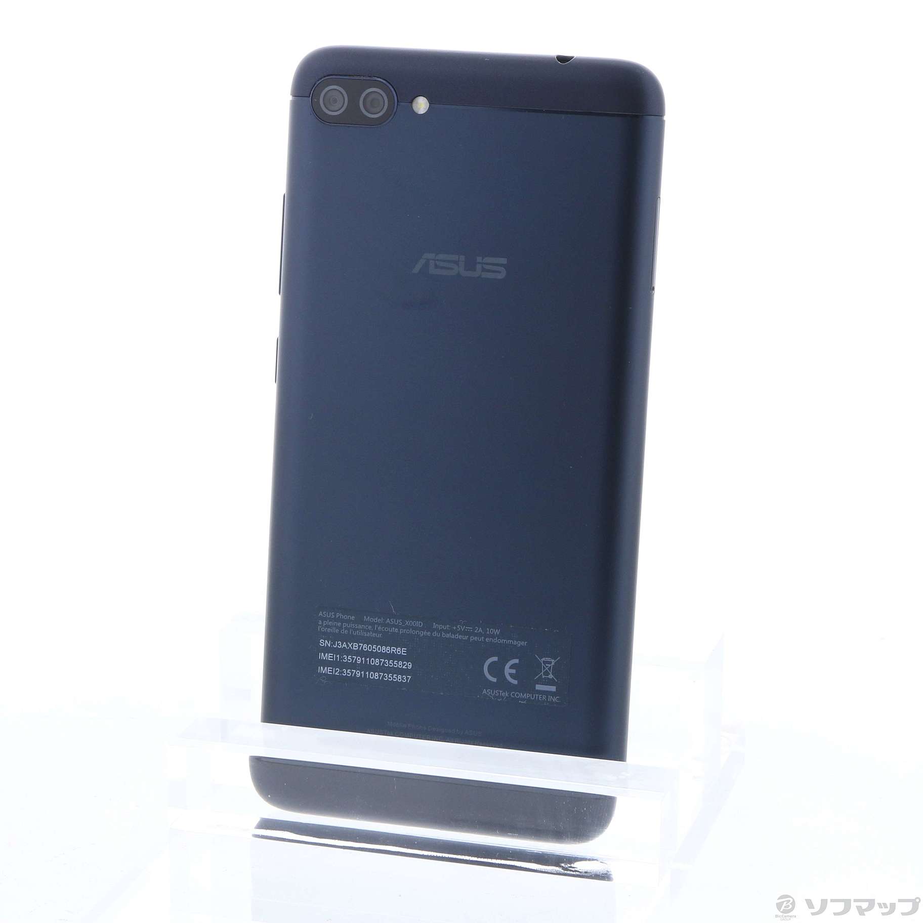 中古】ZenFone 4 Max Pro 32GB ネイビーブラック ZC554KL-BK32S4BKS ...
