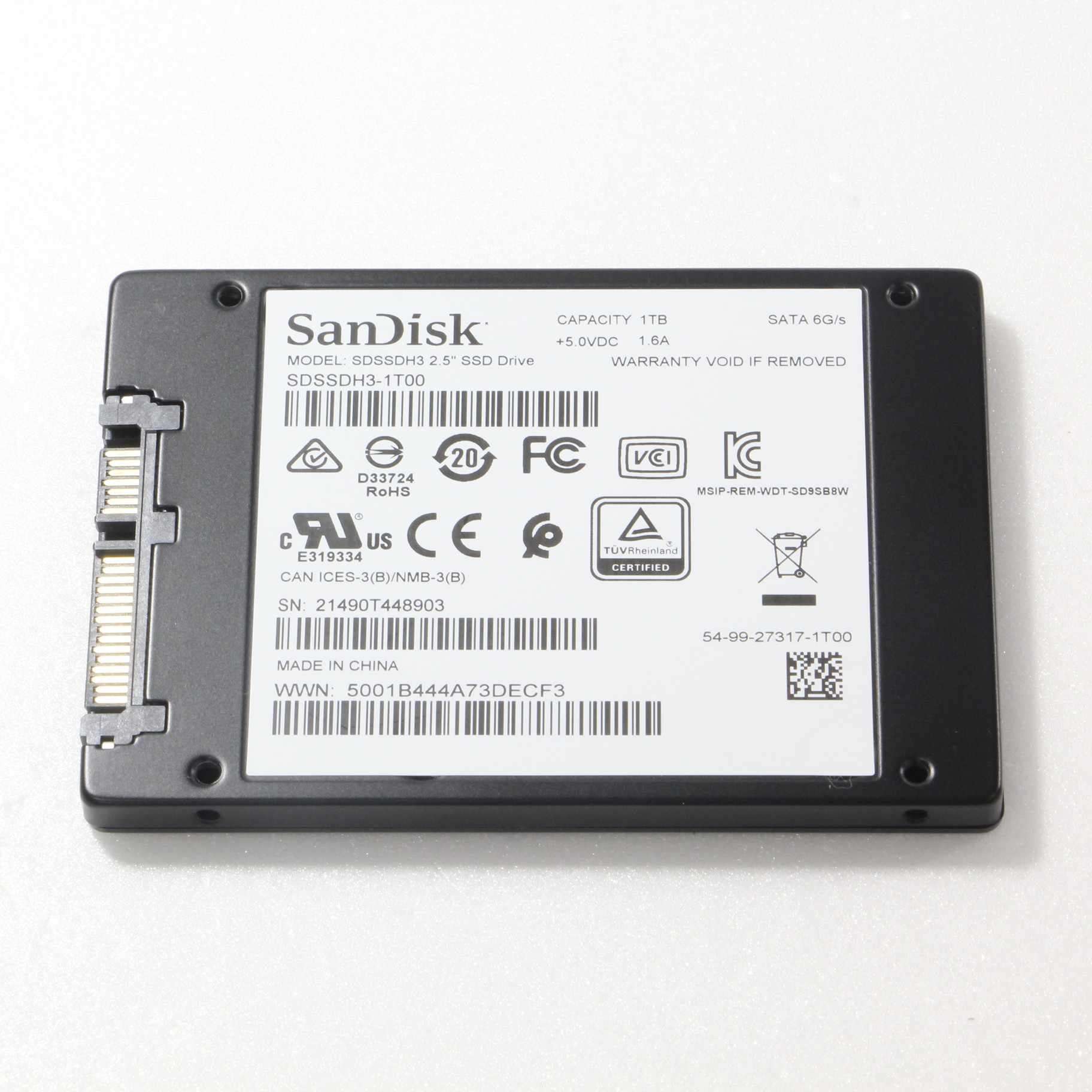 SanDisk SDSSDH3 1T00 SSD SATA