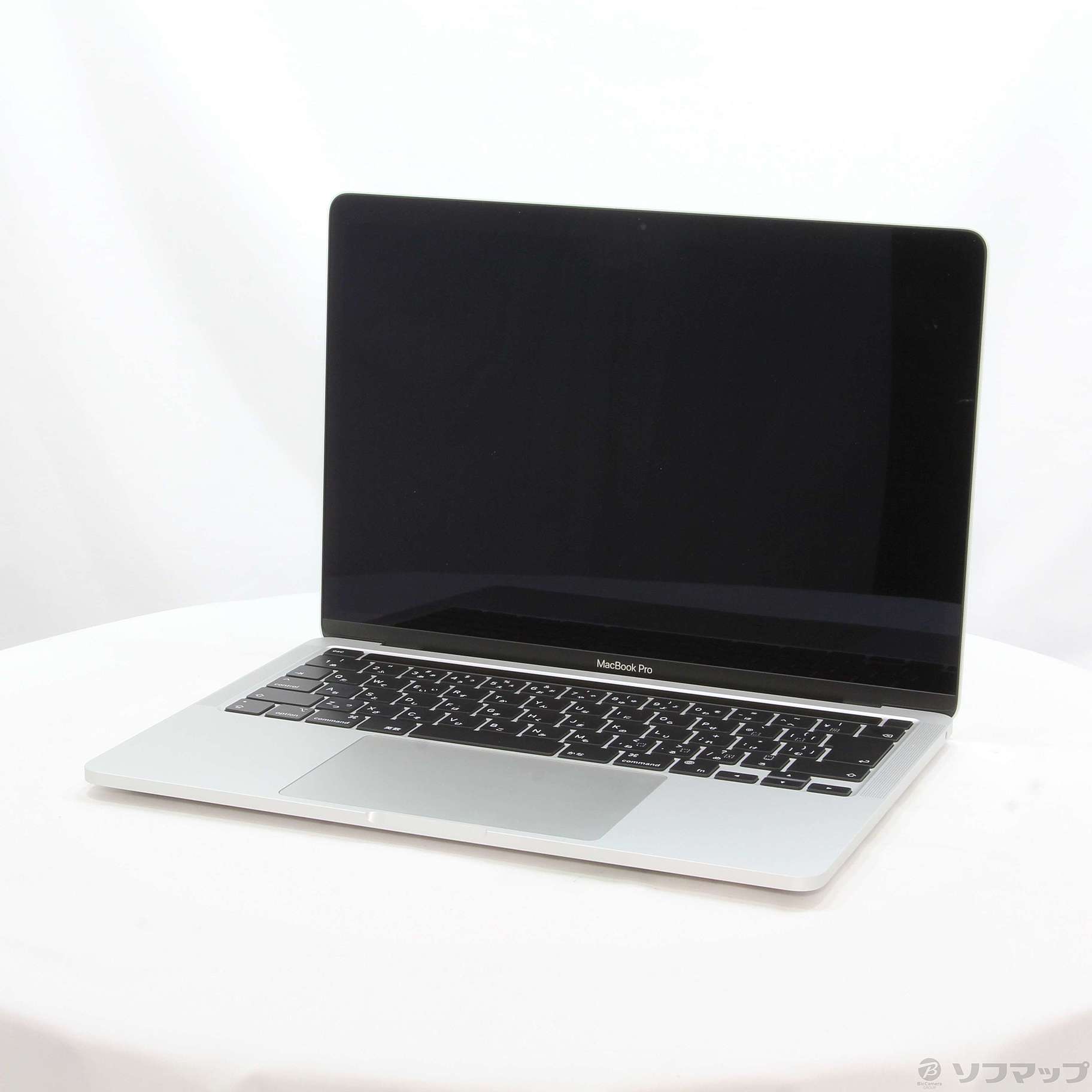 MacBook Pro 13.3-inch Late 2020 MYDA2J／A Apple M1 8コアCPU_8コアGPU 8GB  SSD256GB シルバー 〔11.6 Big Sur〕