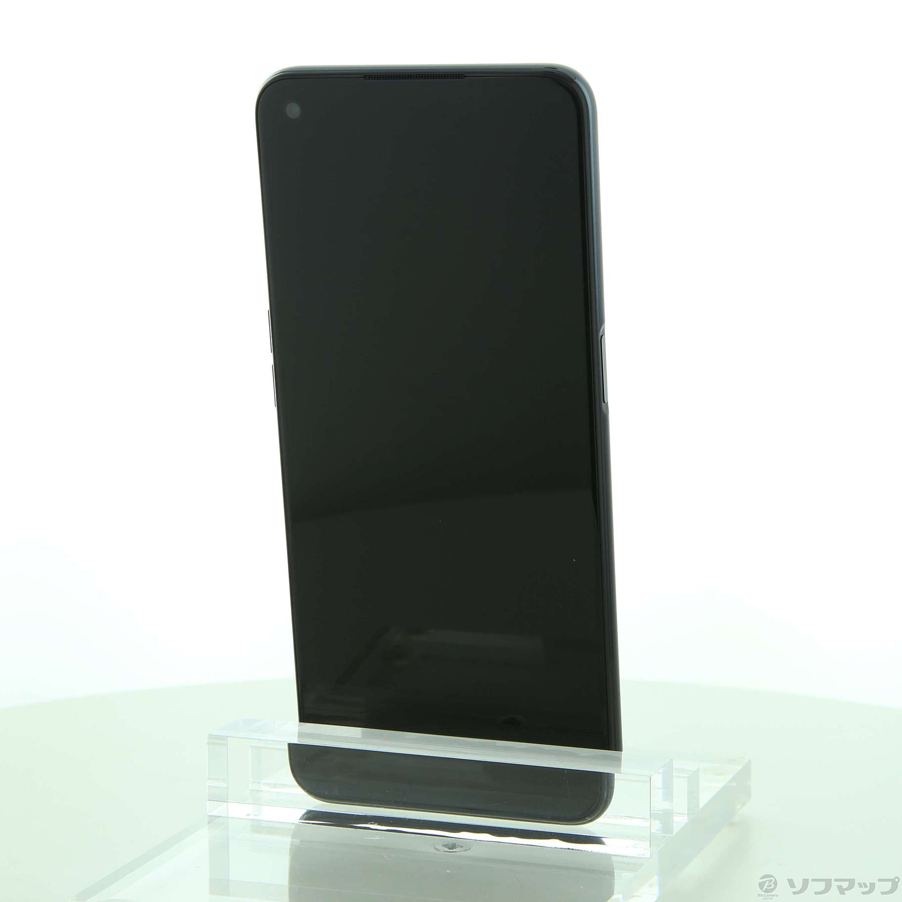 中古】OPPO A54 5G 64GB シルバーブラック OPG02 UQ mobile