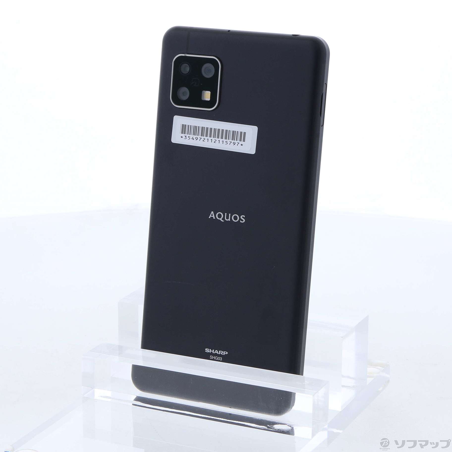 AQUOS sense5G ブラック 64 GB au-