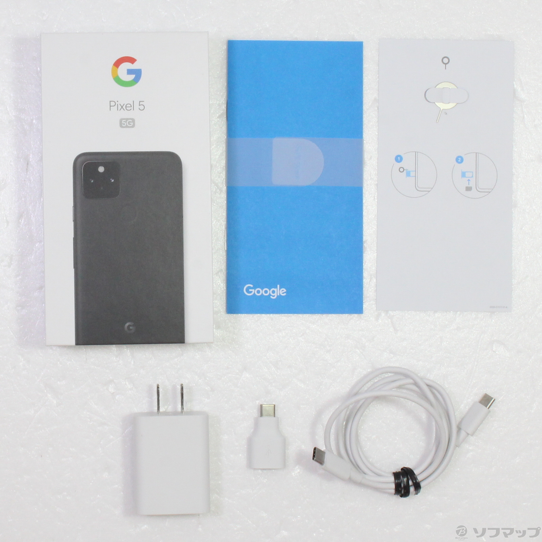 中古】Google Pixel 5 128GB ジャストブラック PIXEL5B SIMフリー [2133039412808] -  リコレ！|ビックカメラグループ ソフマップの中古通販サイト