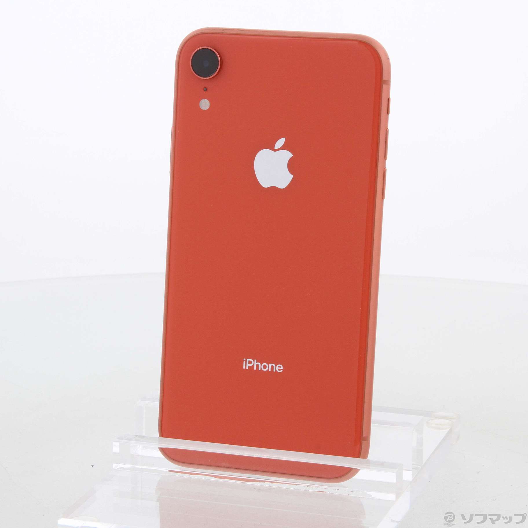 (中古)Apple iPhoneXR 64GB コーラル MT0A2J/A SIMフリー (ネットワーク利用制限▲)(262-ud)