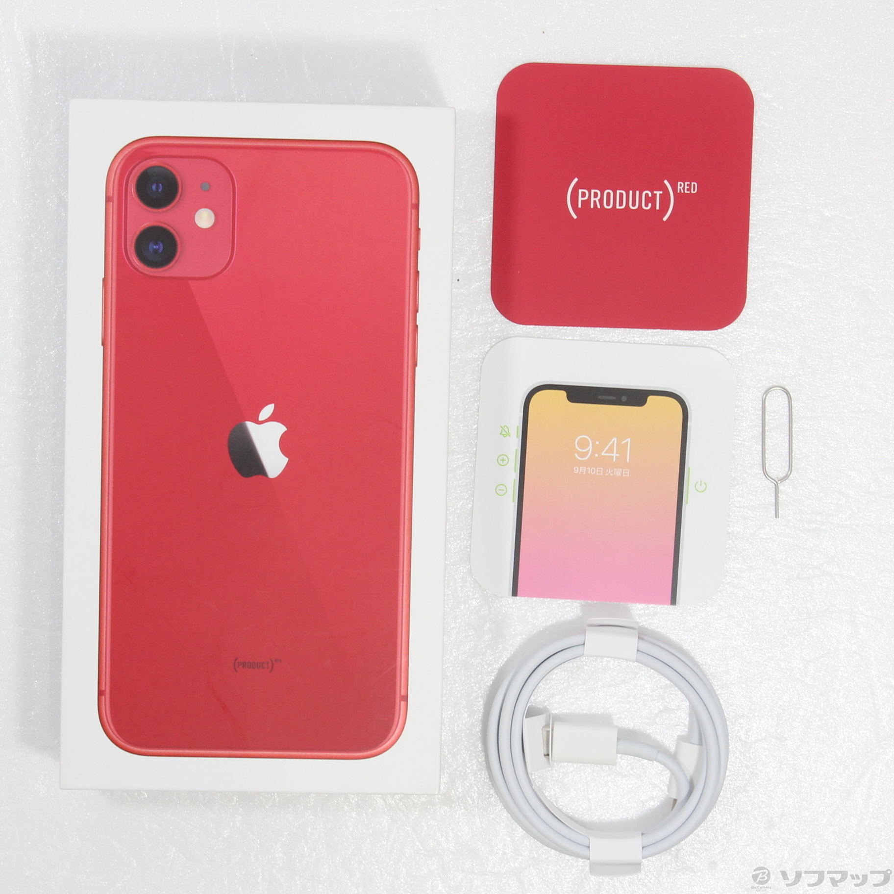 Apple iPhone11 64GB Red SIMフリー MHDD3J/A
