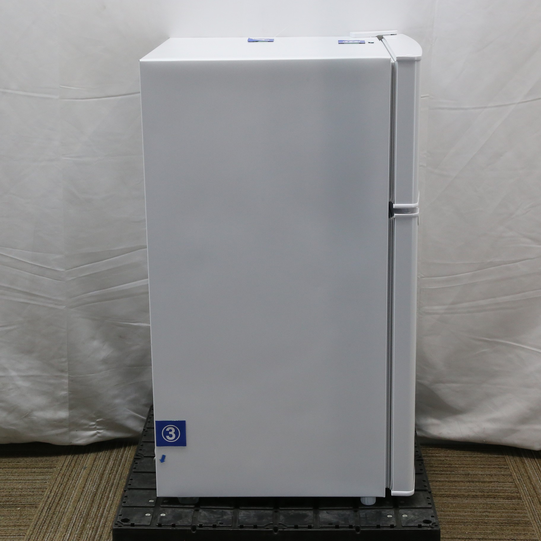 中古】〔展示品〕 冷蔵庫 ホワイト BR-85A-W ［2ドア ／右開きタイプ