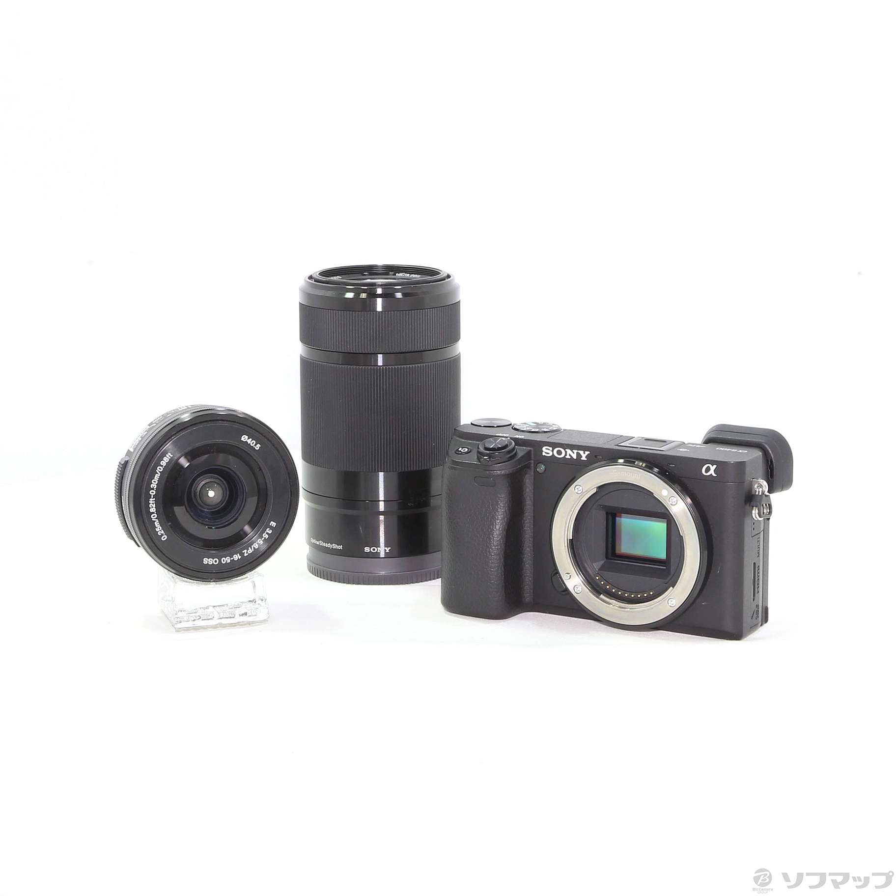 中古】〔展示品〕 α6400 ILCE-6400Y ダブルズームレンズキット ...