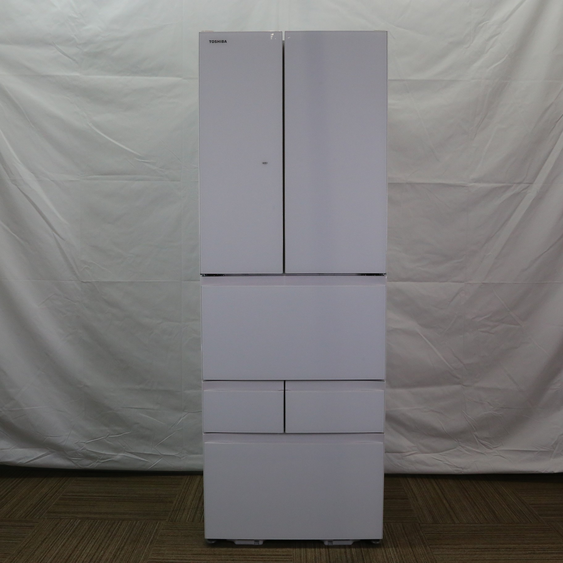 中古】〔展示品〕 冷蔵庫 グランホワイト GR-T510FK-EW ［6ドア 
