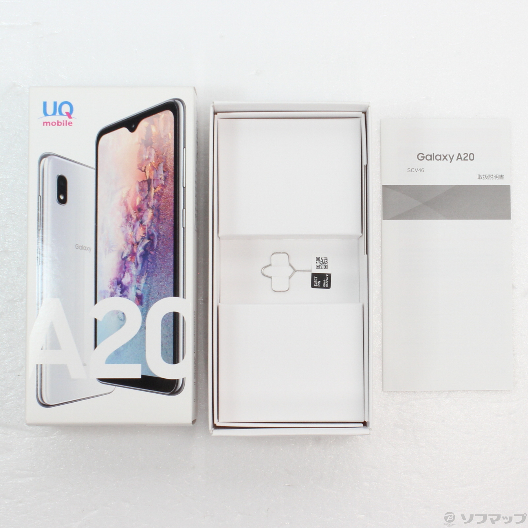 中古】GALAXY A20 32GB ホワイト SCV46SWU UQ mobile [2133039497577] -  リコレ！|ビックカメラグループ ソフマップの中古通販サイト