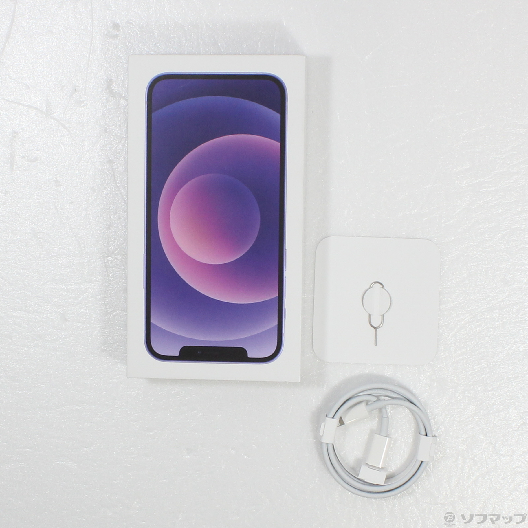 中古】セール対象品 iPhone12 64GB パープル MJNH3J／A SIM