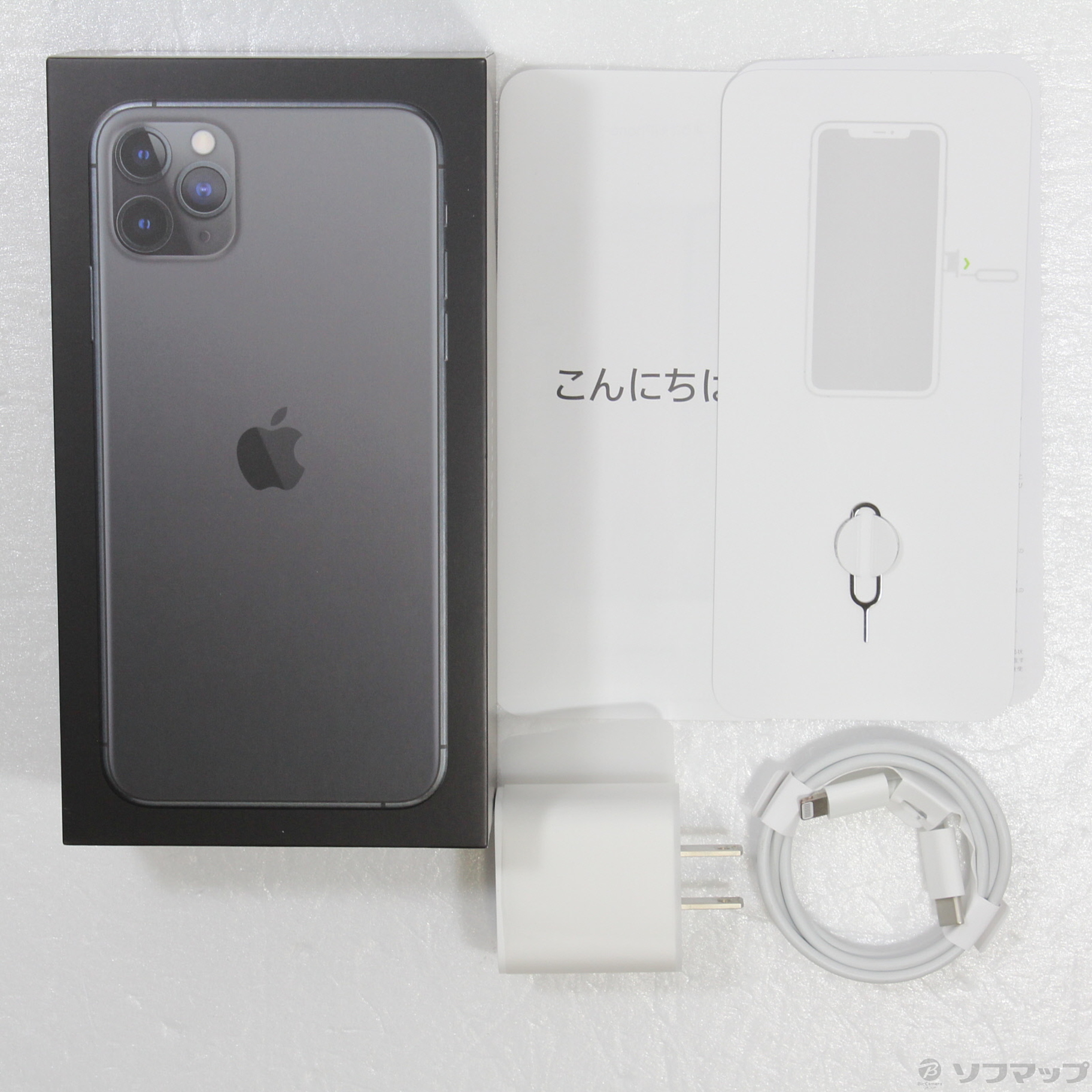 中古】iPhone11 Pro Max 64GB スペースグレイ MWHD2J／A SIMフリー