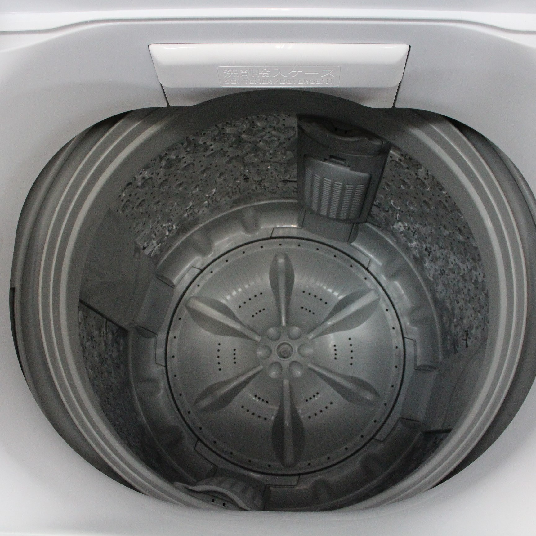 中古】〔展示品〕 全自動洗濯機 ZABOON（ザブーン） ピュアホワイト AW
