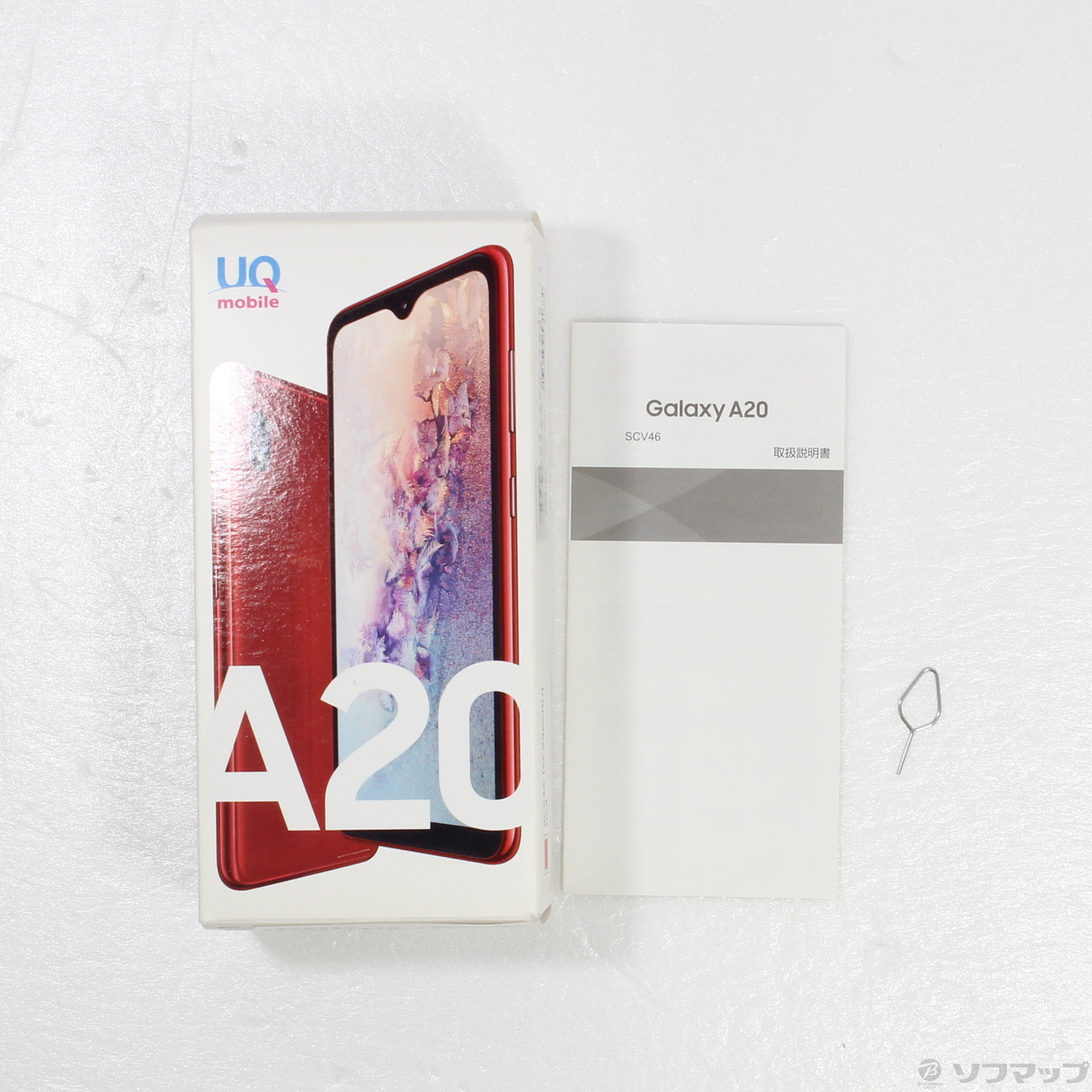 有カラー【新品未使用】SAMSUN Galaxy A20 UQmobile レッド