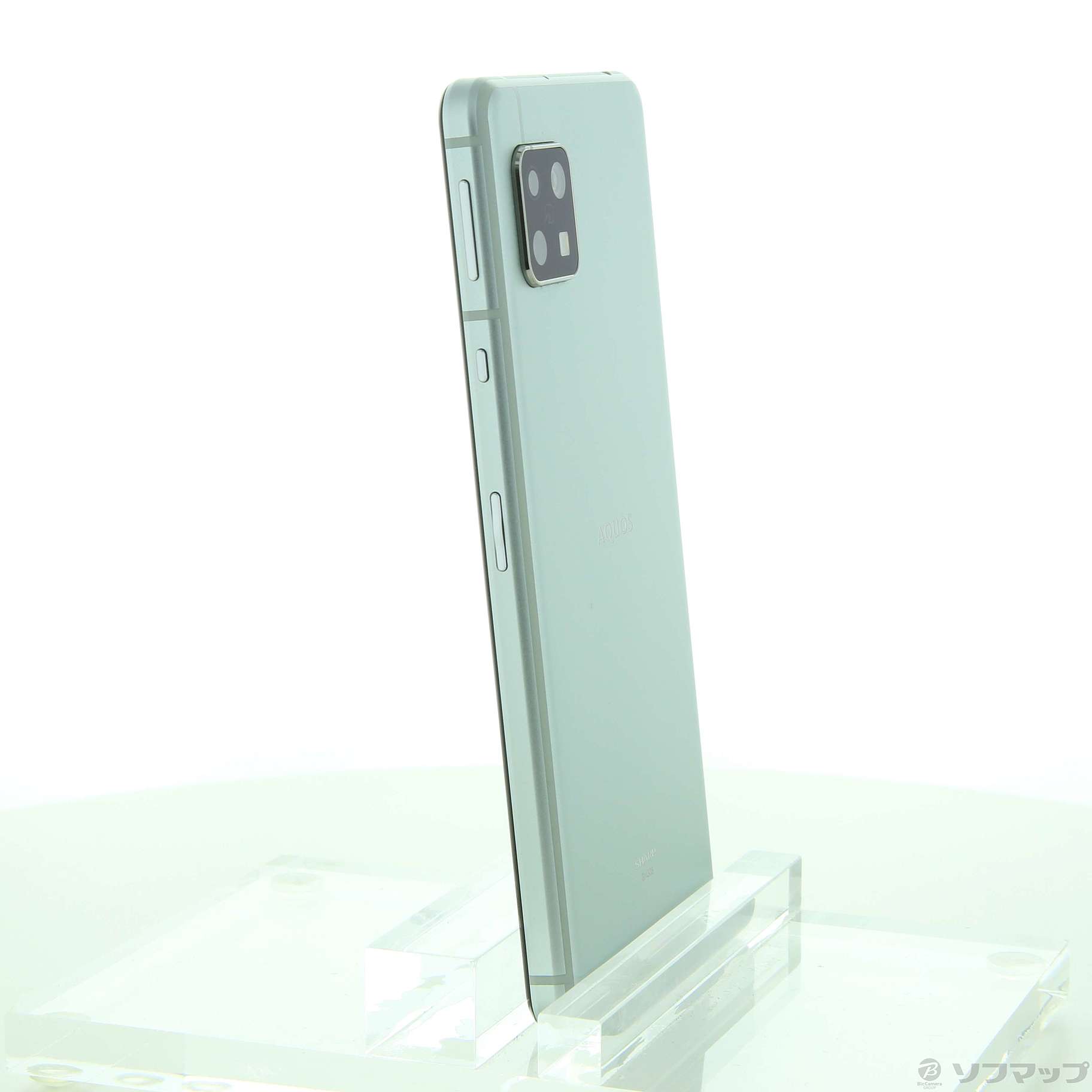 中古】AQUOS sense5G 64GB オリーブシルバー SHG03 auロック解除SIM