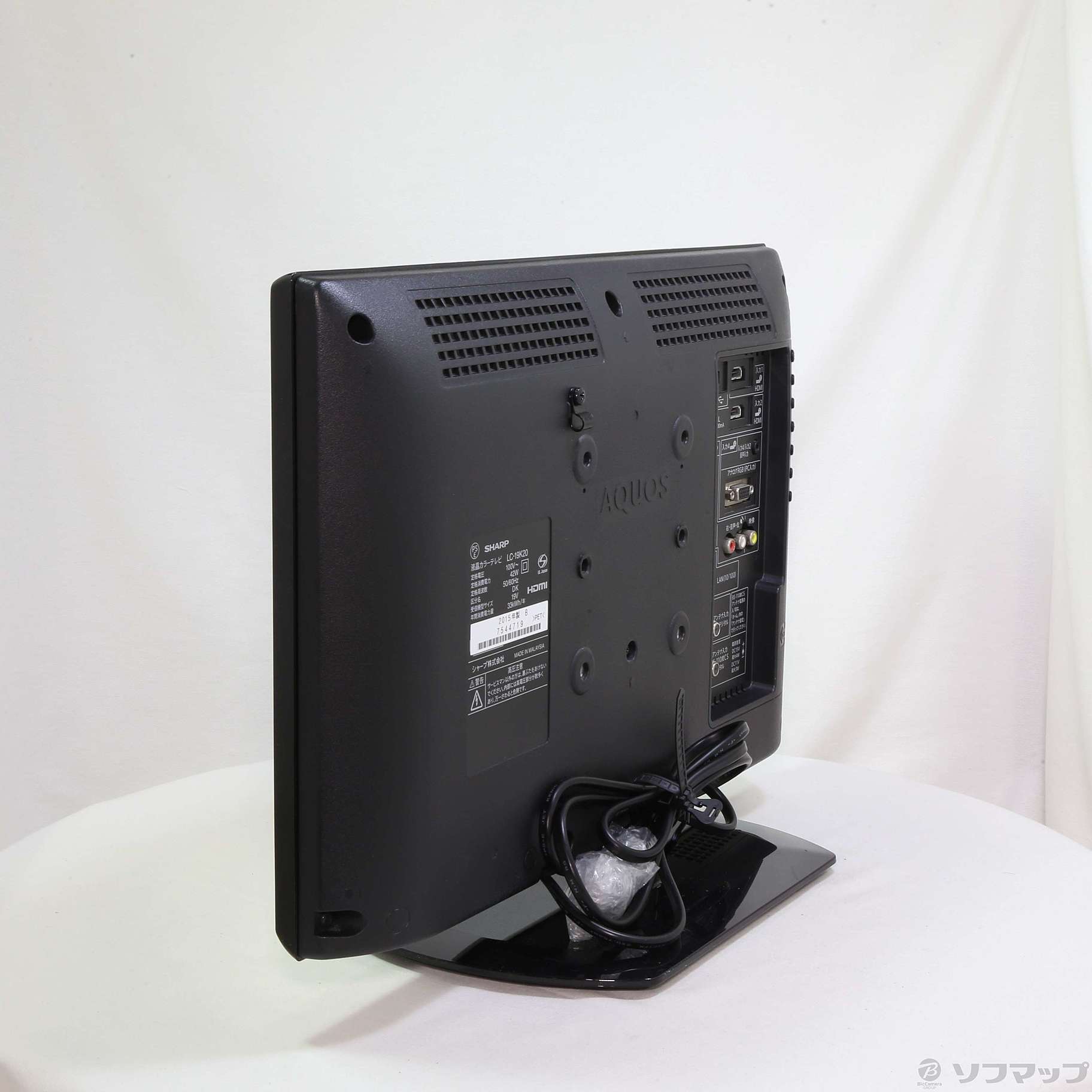 中古】〔中古品〕 AQUOS LC-19K20-B ブラック [2133039539581 