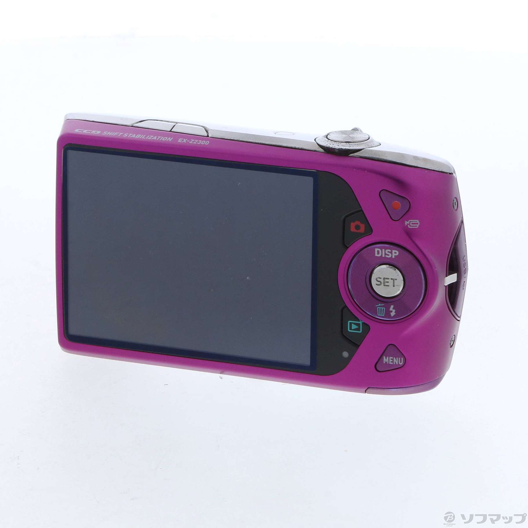中古】EXILIM ZOOM EX-Z2300 (1410万画素／5倍／パープル／SDHC 