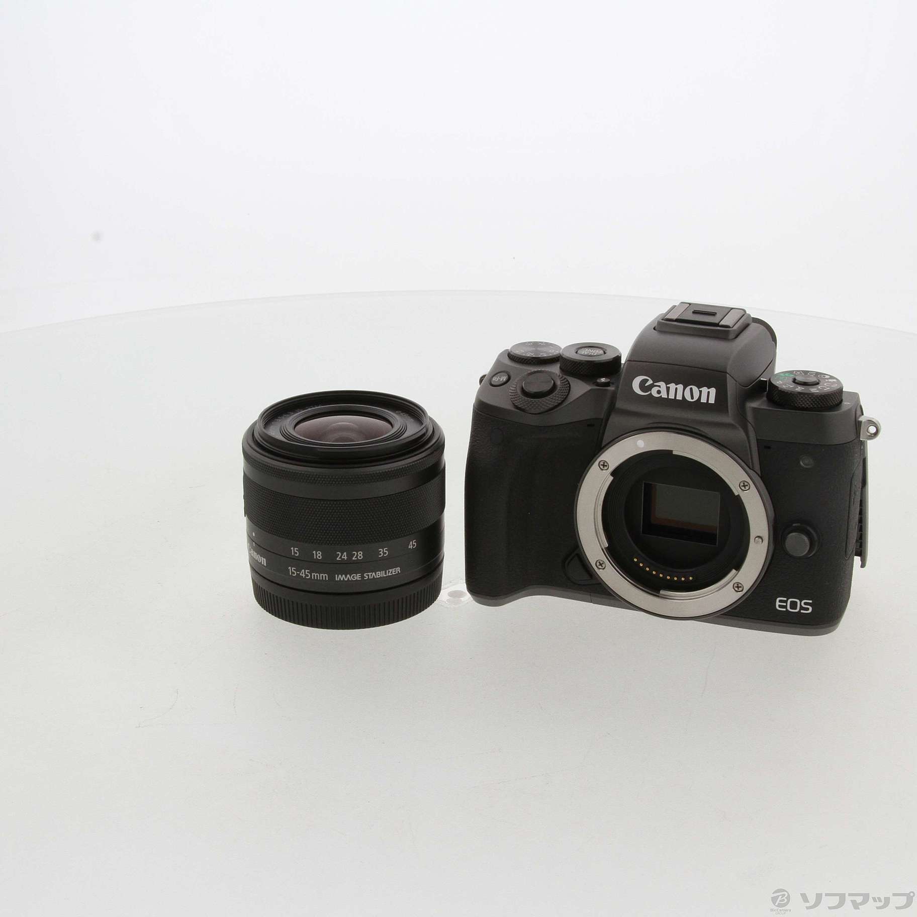 中古】EOS M5 EF-M 15-45 IS STM レンズキット (2420万画素／SDXC 