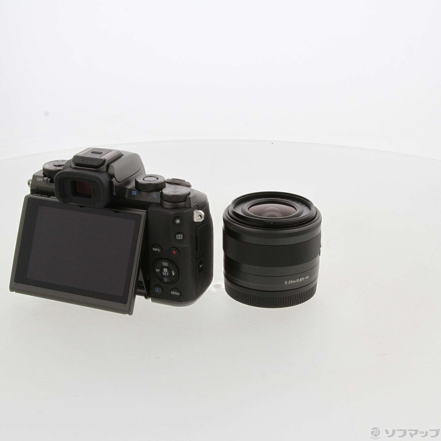 中古】EOS M5 EF-M 15-45 IS STM レンズキット (2420万画素／SDXC 